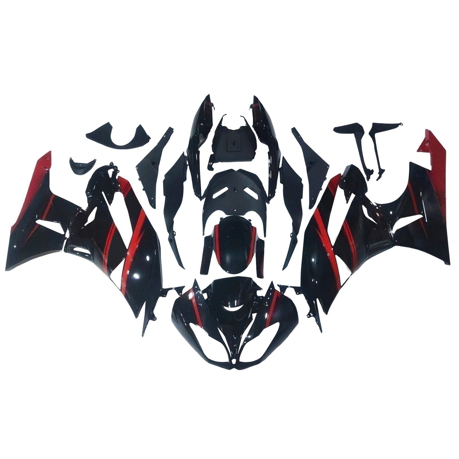 2009-2012 Kawasaki ZX6R 636 Fairing Kit Bodywork Plastic Abs