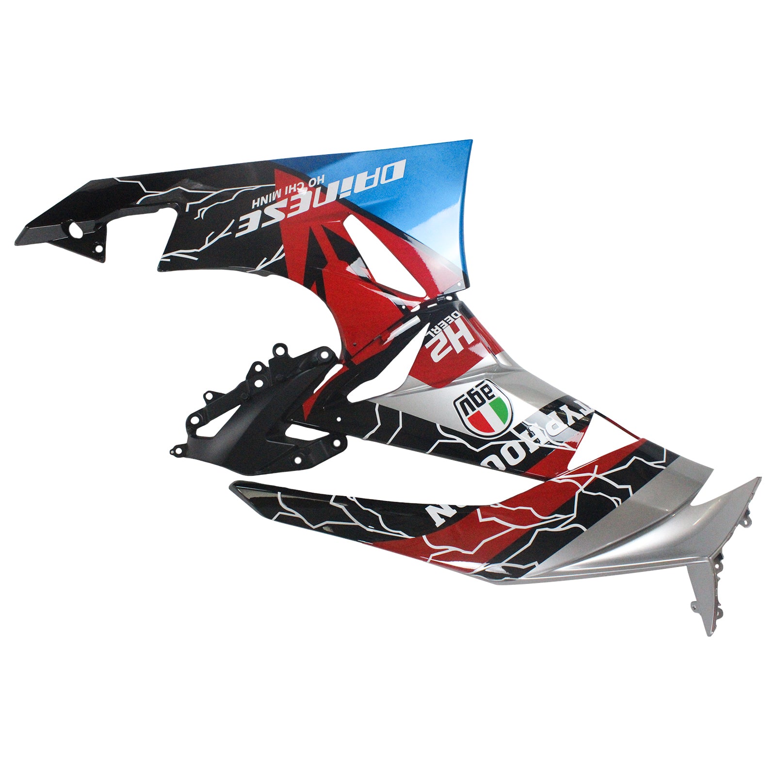 2009-2012 KAWASAKI ZX6R 636 Kit de carénage Kit de carrosserie en plastique Abs