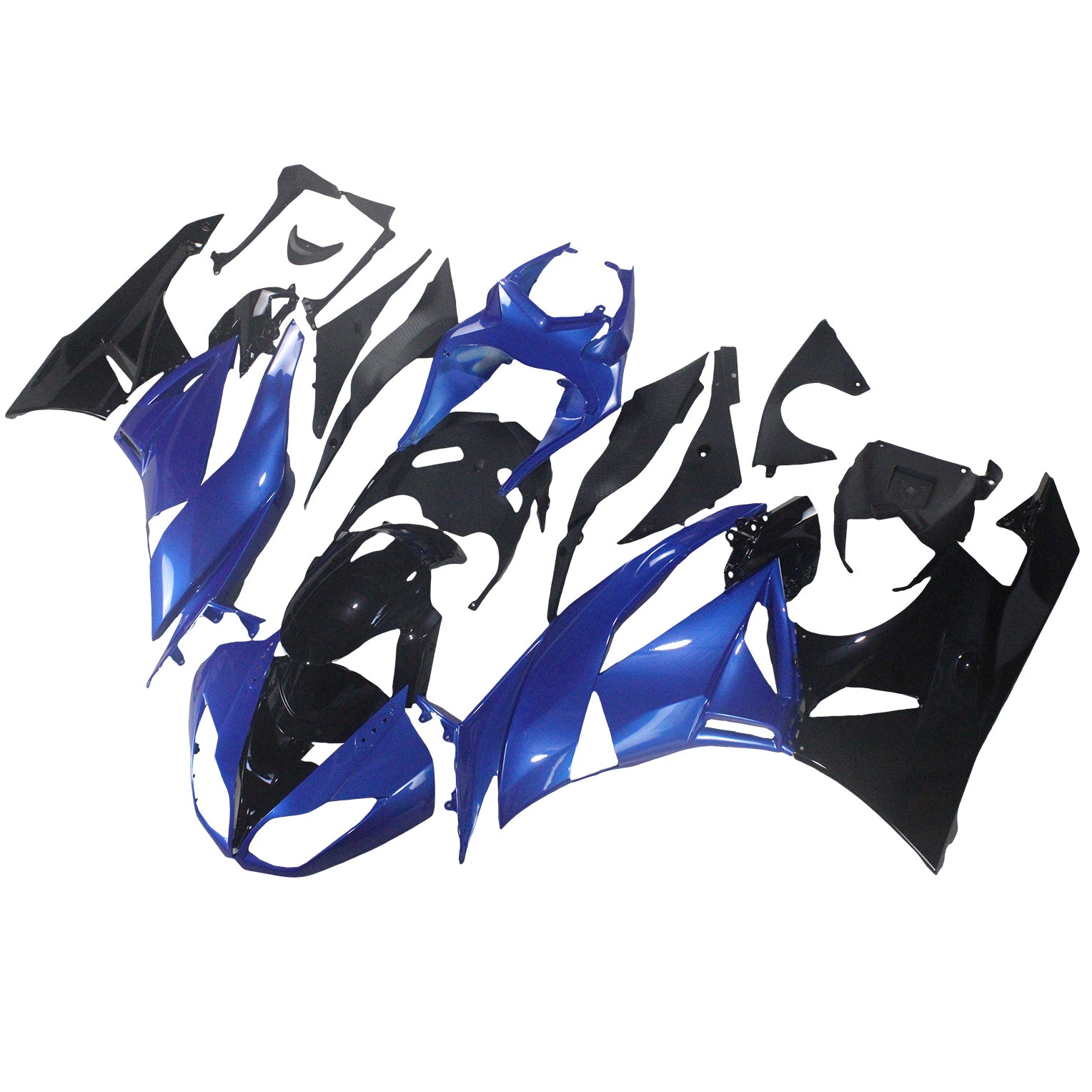 2009-2012 Kawasaki ZX6R 636 Kit de carenagem abds de plástico