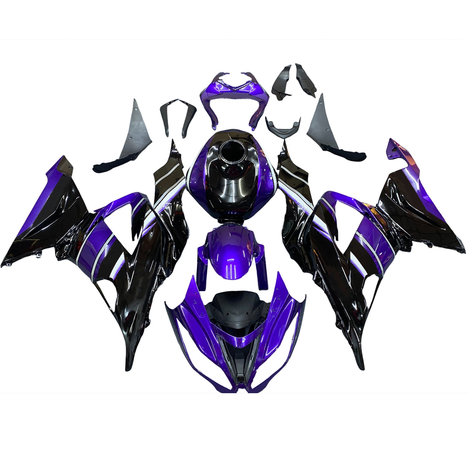 2013-2018 Kawasaki ZX6R 636 Kit de carenado Carrocería Plástico ABS