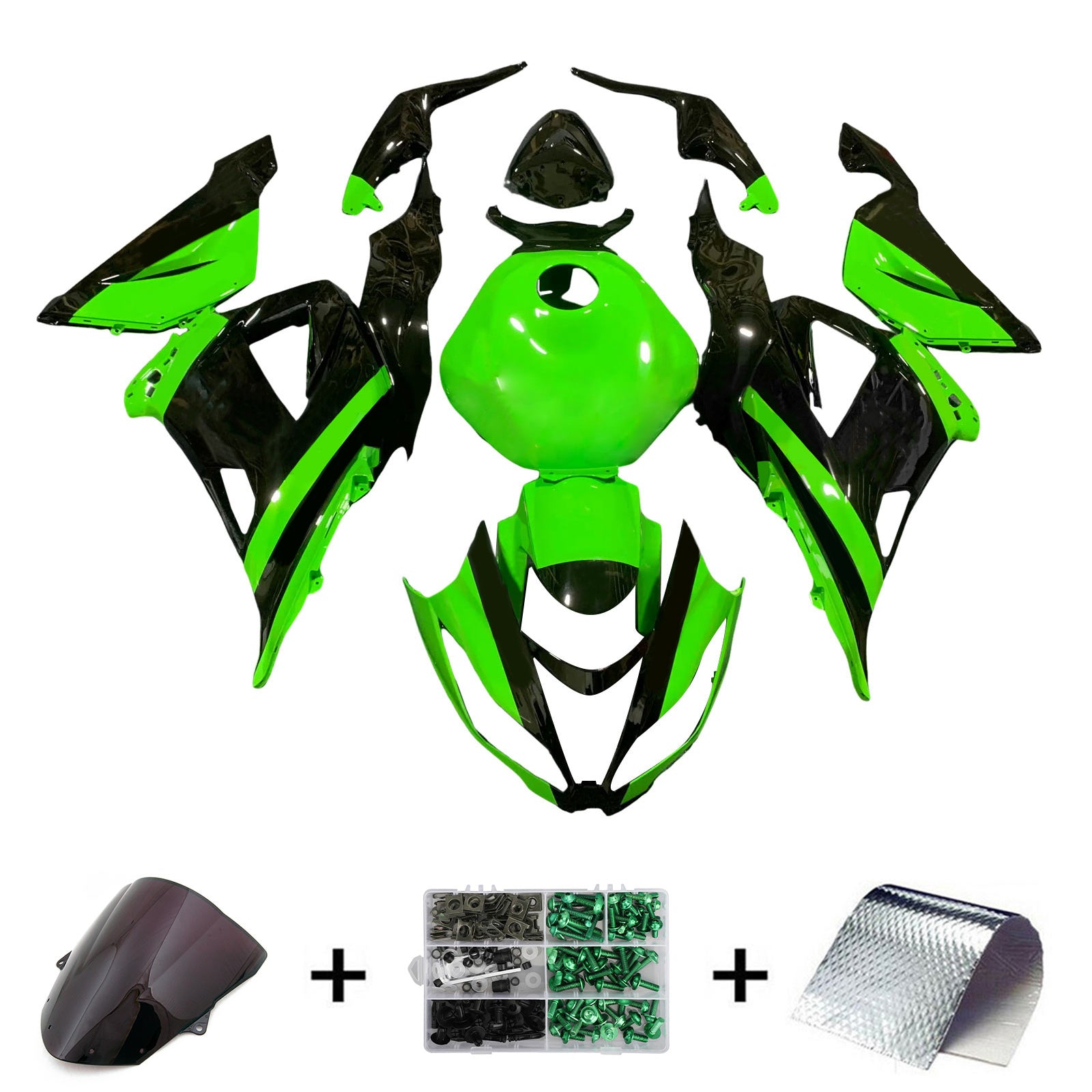 2013-2018 Kawasaki ZX6R 636 Kit de carenado de inyección Carrocería Plástico ABS