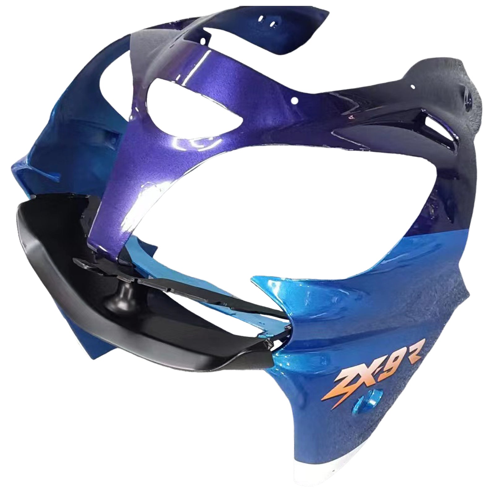 2000-2001 Kawasaki ZX9R Amotopart injectiekuipset carrosserie kunststof ABS #107