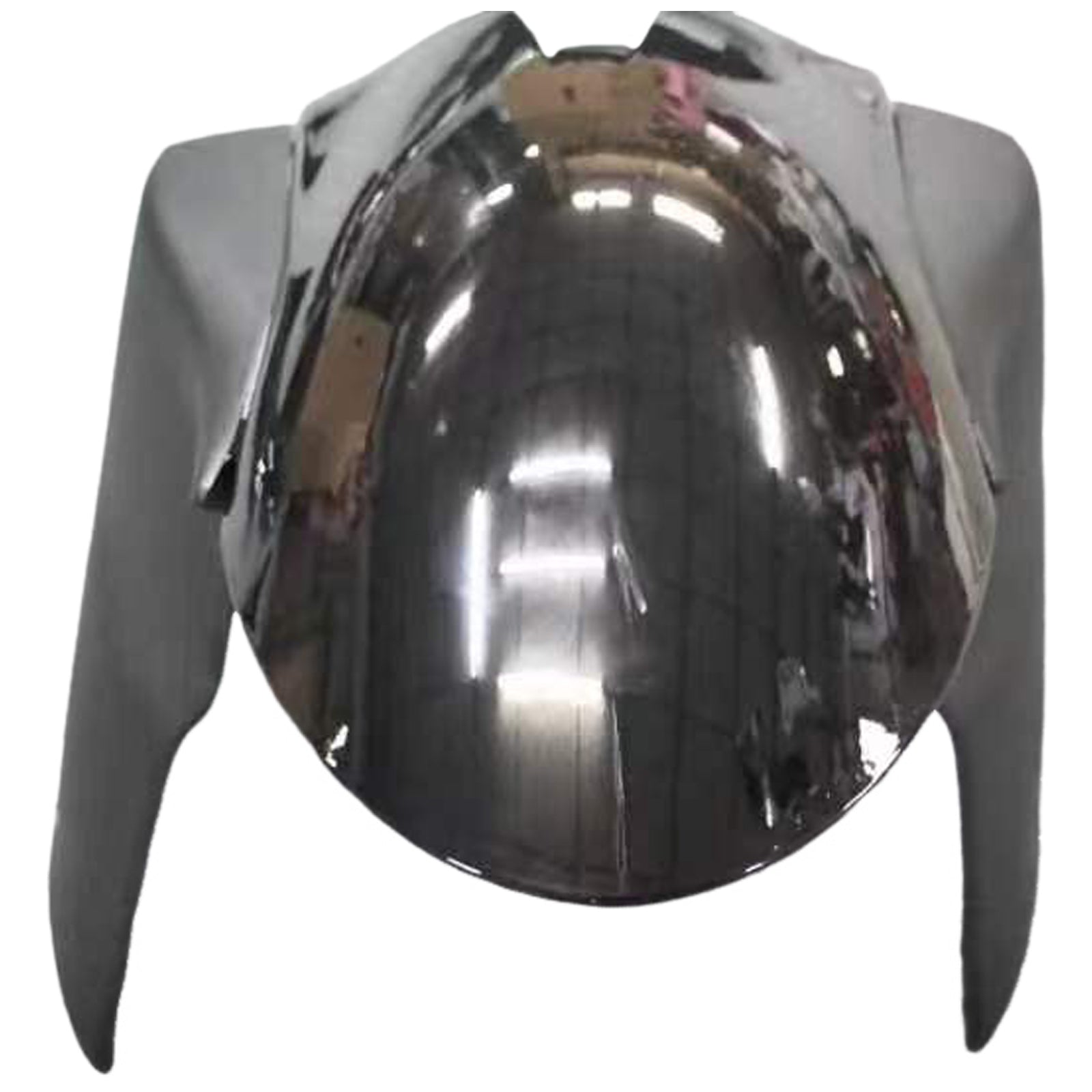 2004-2005 Kawasaki ZX 10R Svart & Silver Flame Racing-kåper generisk