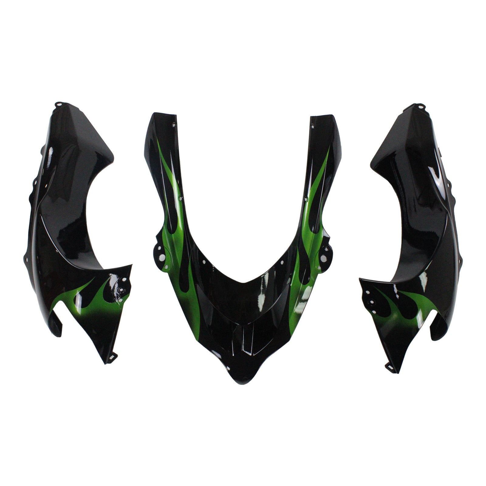2004-2005 Kawasaki ZX10R Amotopart vstrekovacia kapotážová súprava karosérií Plast ABS #103