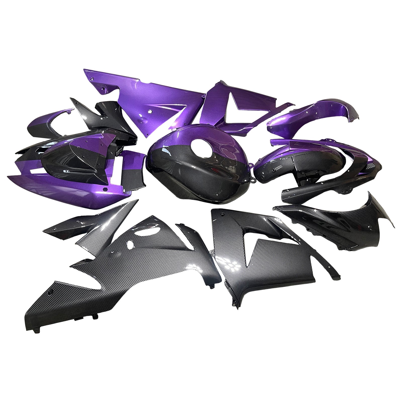 Injection Fairing Kit Bodywork Plastic ABS fit For Kawasaki ZX10R 2004-2005