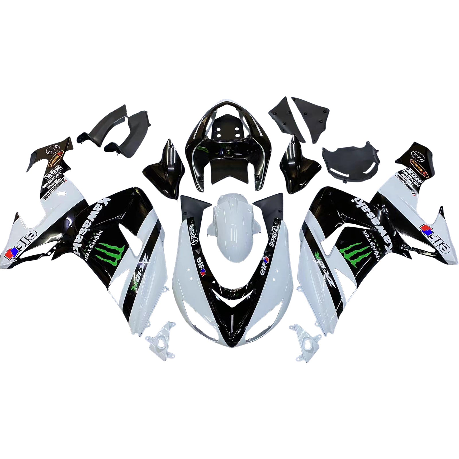 2006-2007 Kawasaki ZX10R Fairing Kit Bodywork plast Abs