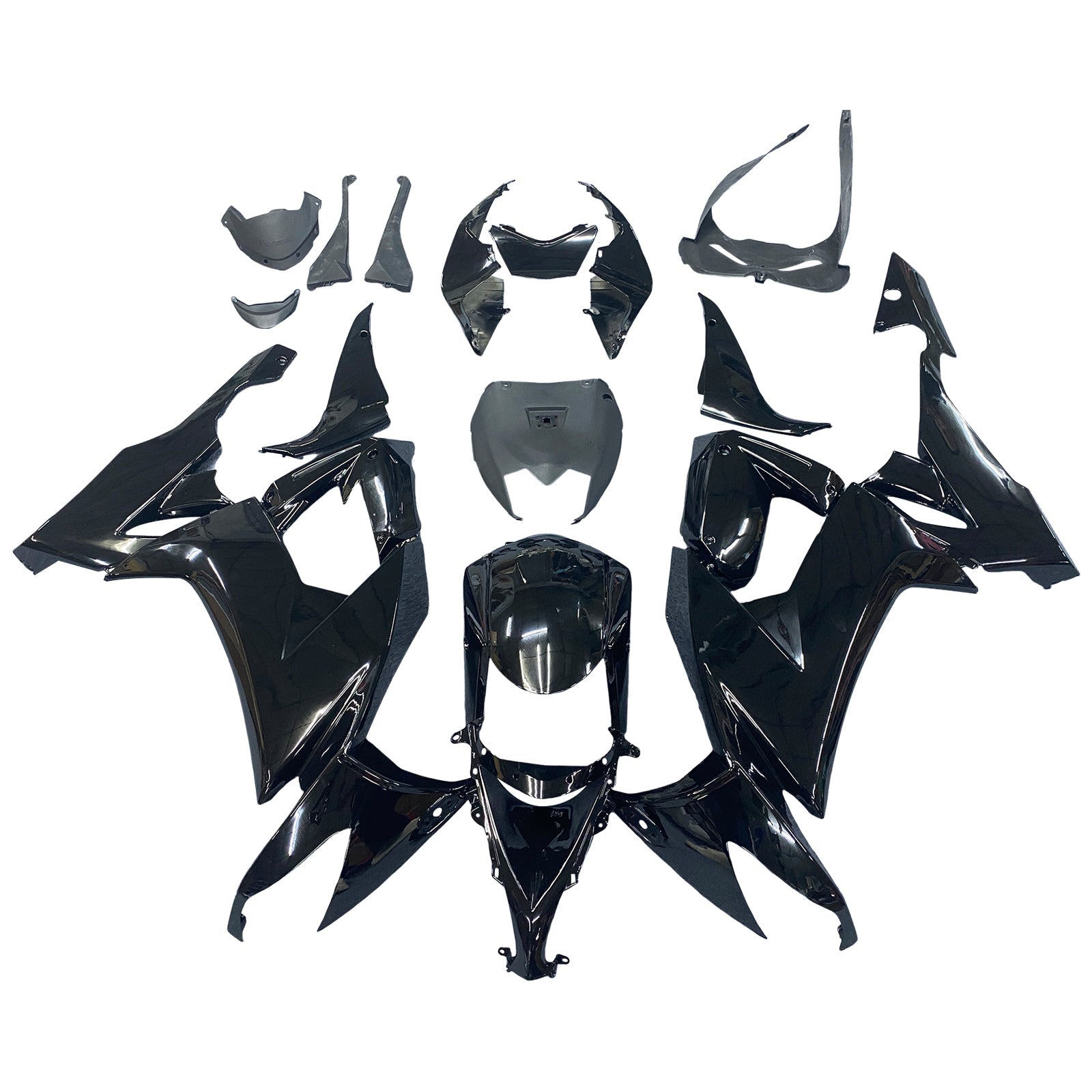 2008-2010 KAWASAKI ZX10R AMOTOPART INJECTION FAIRING Kit Bodywork Plastic Abs # 102