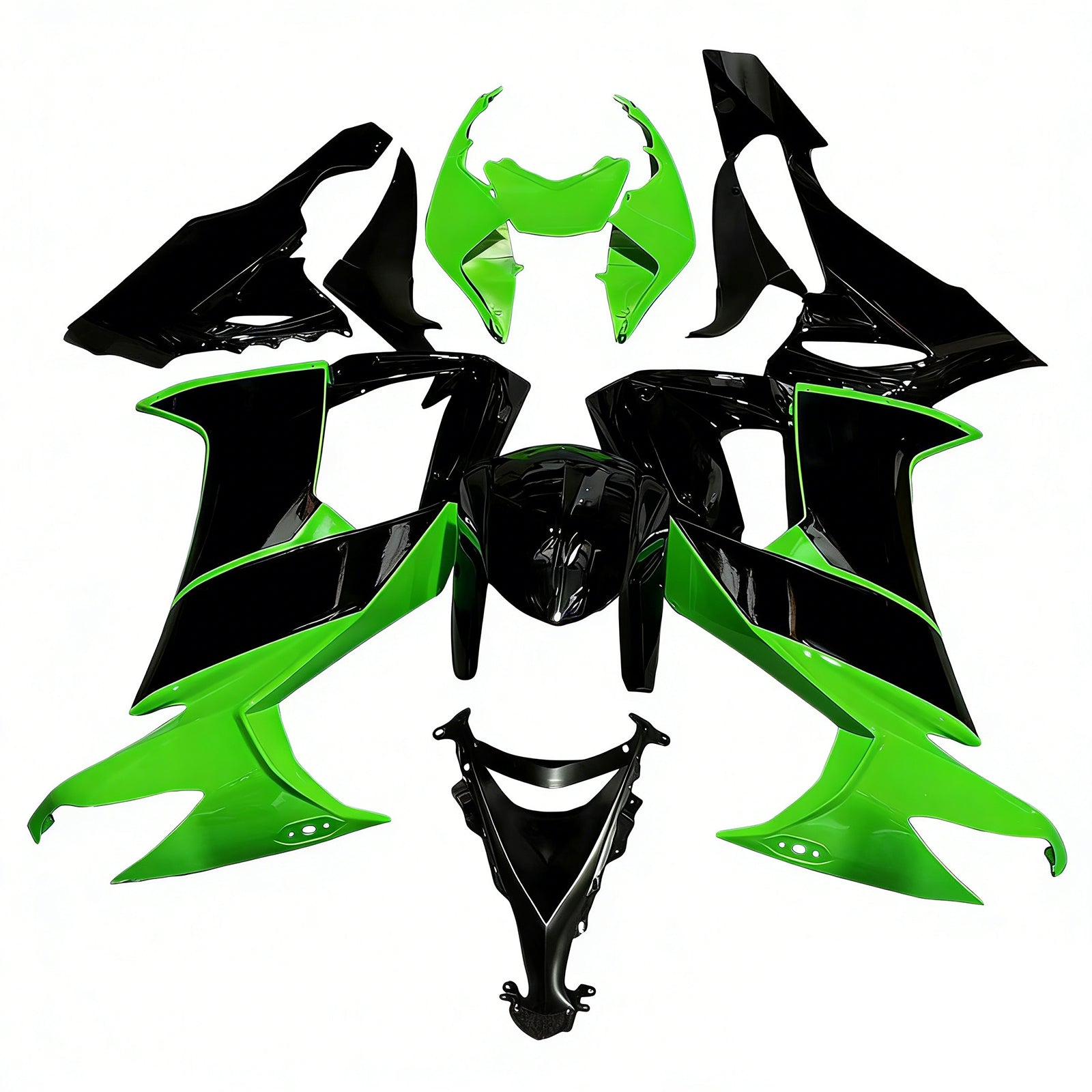2008-2010 Kawasaki ZX10R Injection Fairing Kit Kawasaki Plast ABS