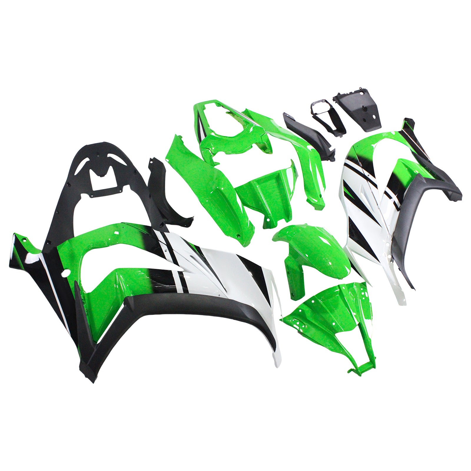 2011-2015 Kawasaki ZX10R Amotopart Injeksjon Fairing Kit Bodywork Plast Abs #105