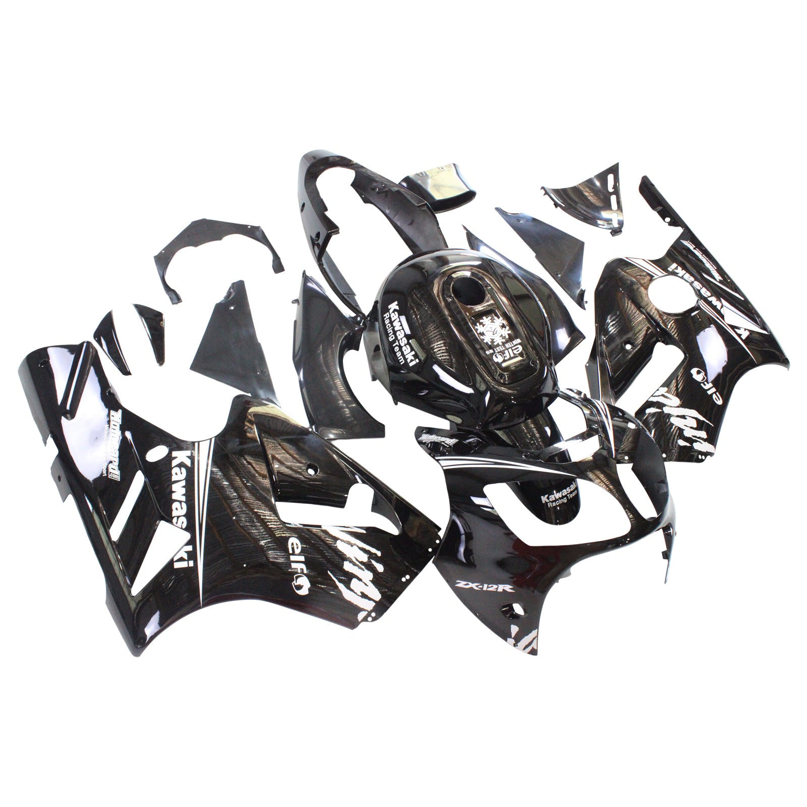 2000-2001 KAWASAKI ZX12R AMOTOPART INJECTION FAIRING Kit Bodywork Plastic Abs # 104