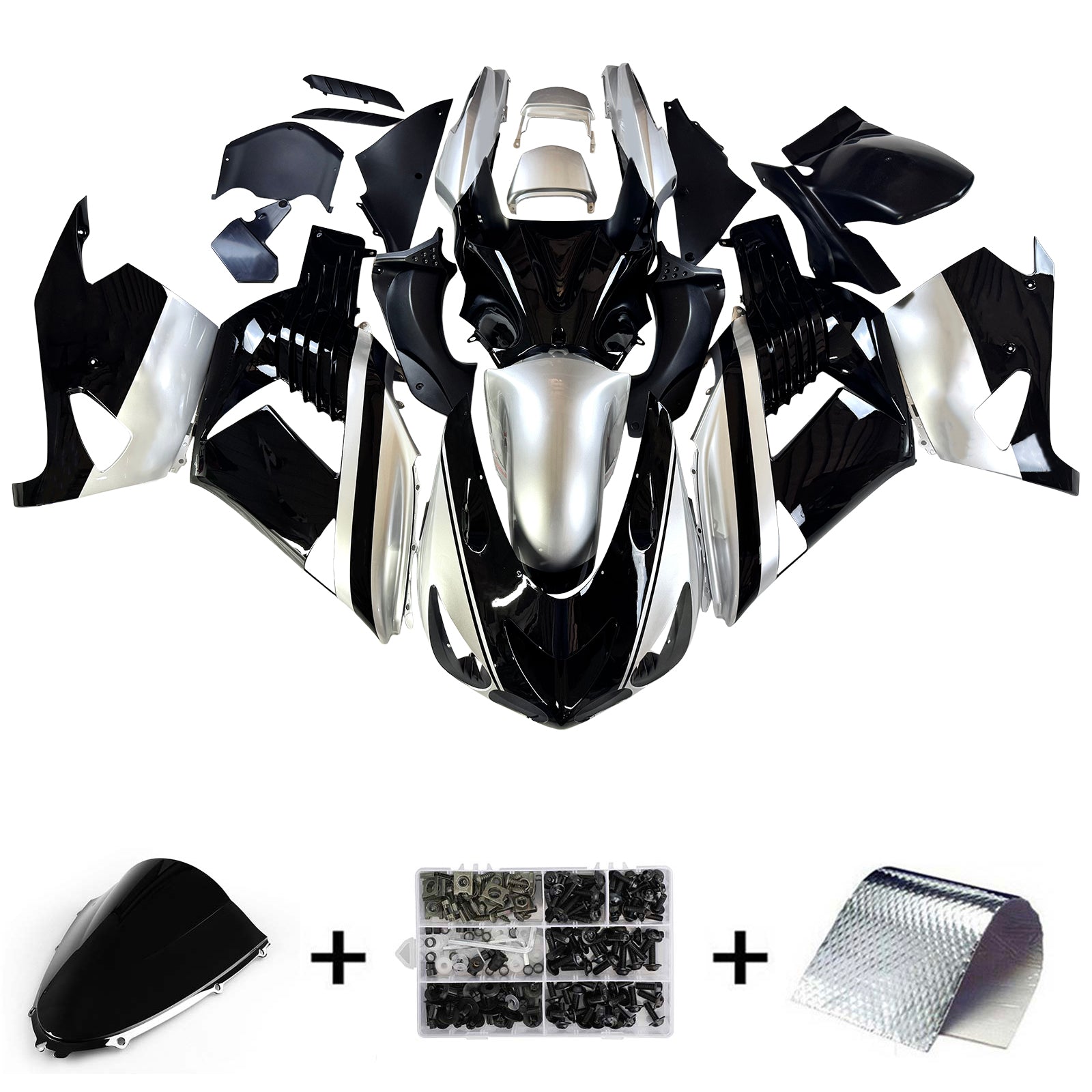 2006-2011 Kawasaki ZX14R Fairing Kit Bodywork Plastic ABS