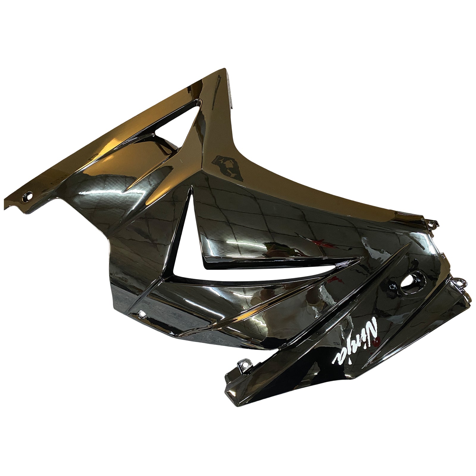 Carenados Kawasaki ZX250R EX250 2008-2012, color negro, Ninja ZX250 Racing genérico