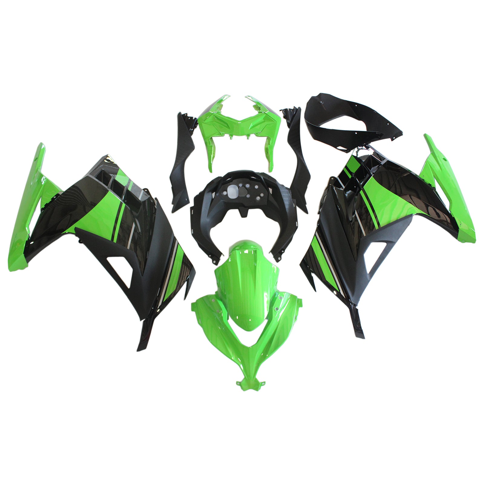 Kit de carénage d'injection Kawasaki EX300/Ninja 300 2013-2024, carrosserie en plastique ABS