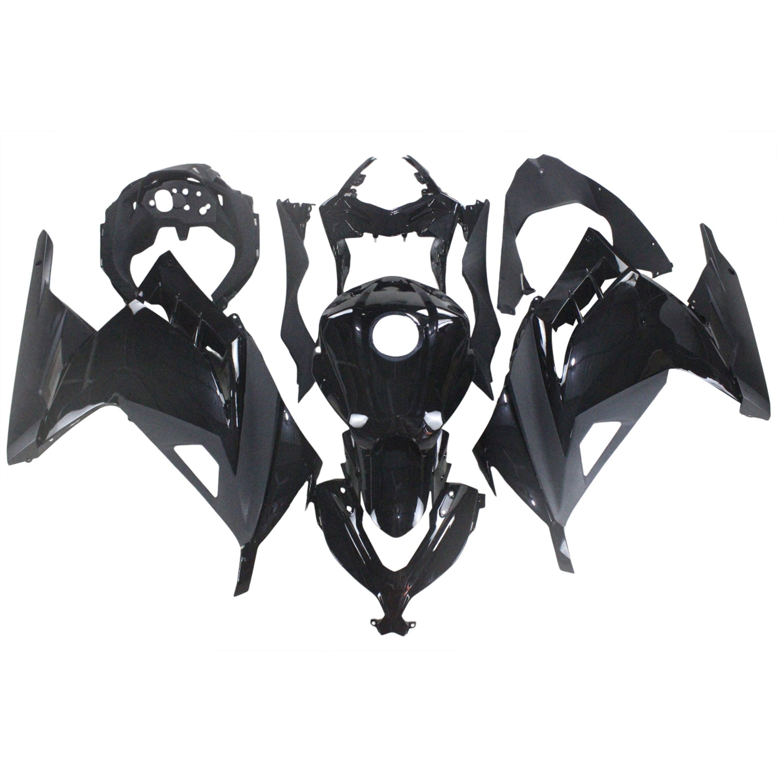 Kit de carénage d'injection Kawasaki EX300/Ninja 300 2013-2024, carrosserie en plastique ABS