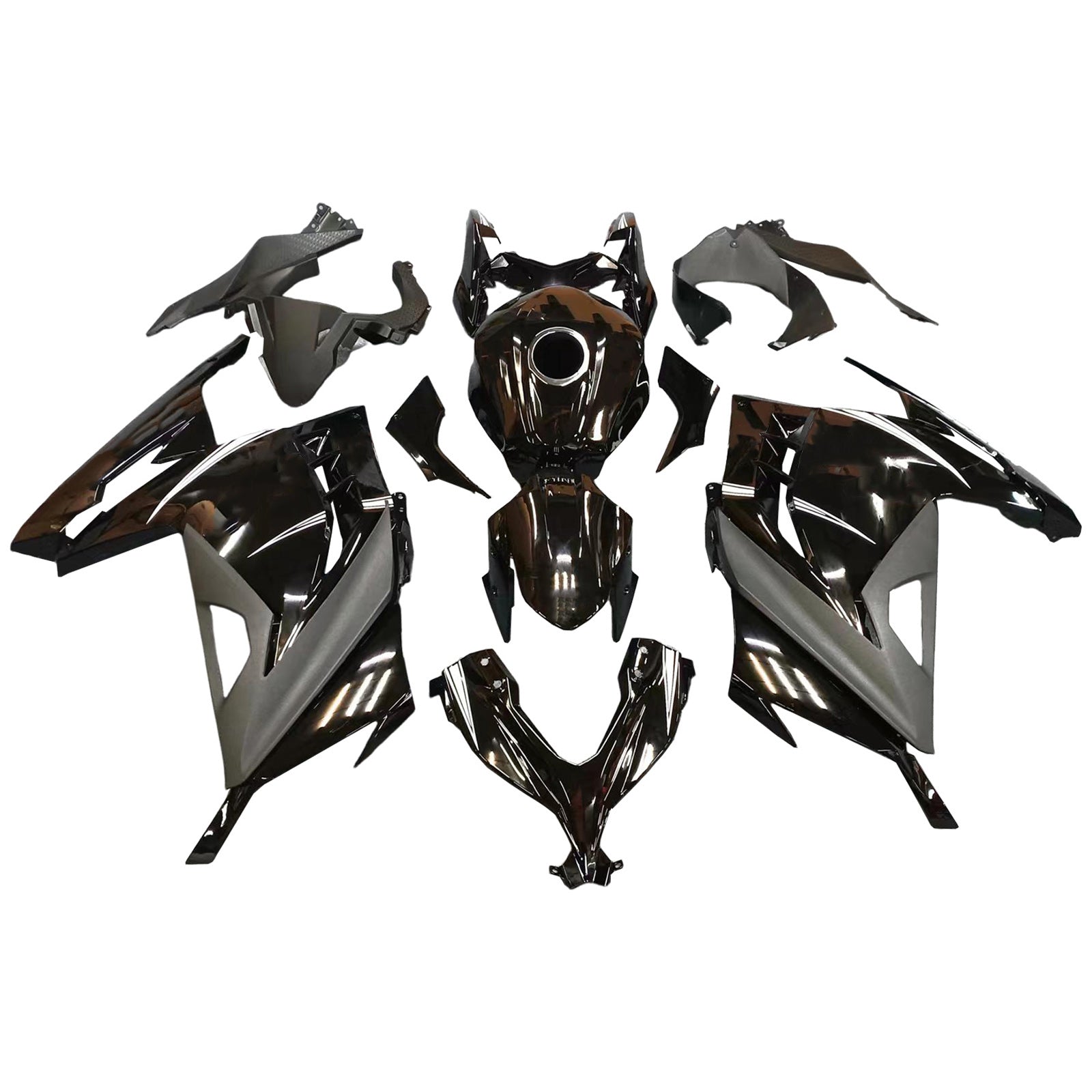 Kit de carénage d'injection Kawasaki EX300/Ninja 300 2013-2024, carrosserie en plastique ABS