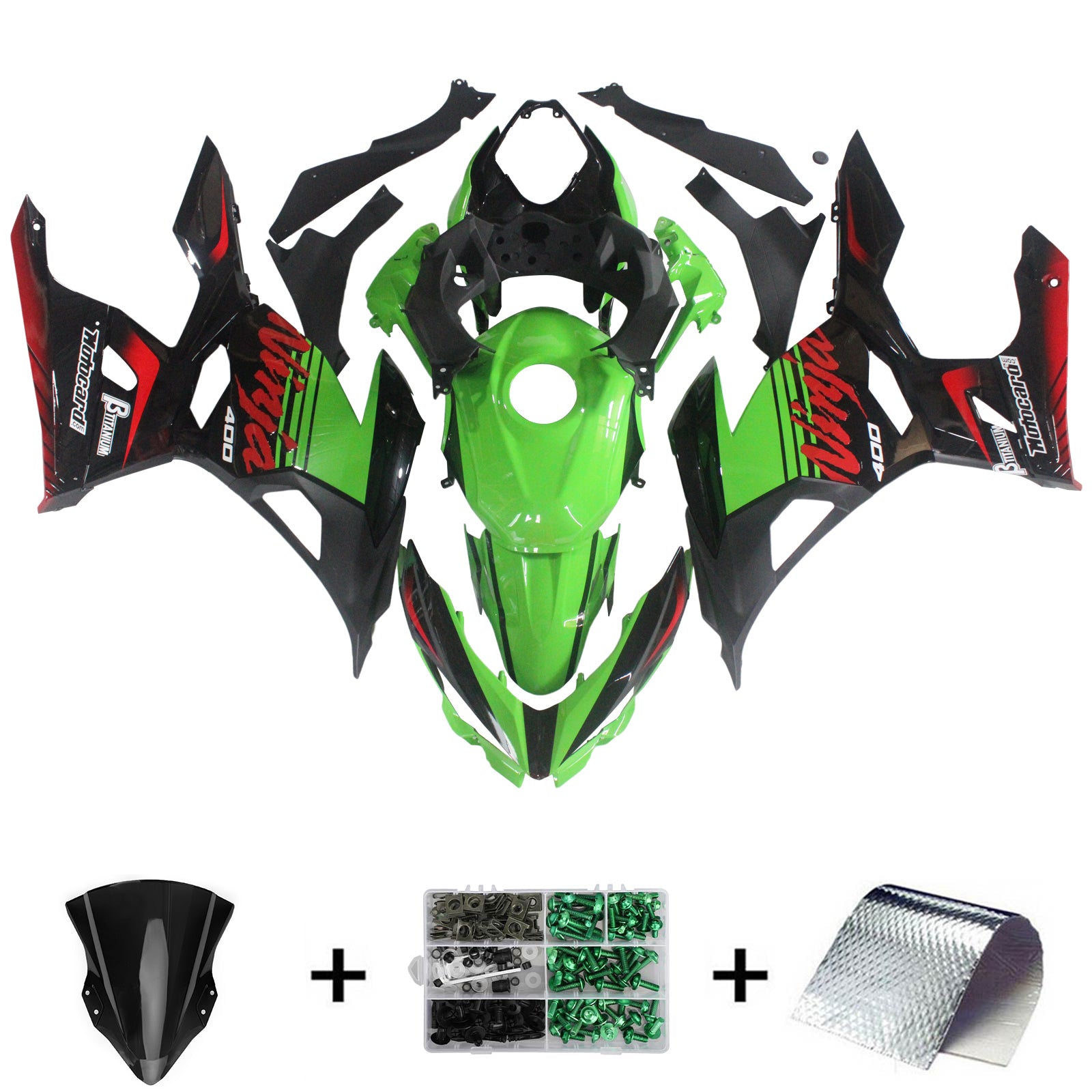 2018-2024 Kawasaki Ex400/Ninja400 Fairing Kit