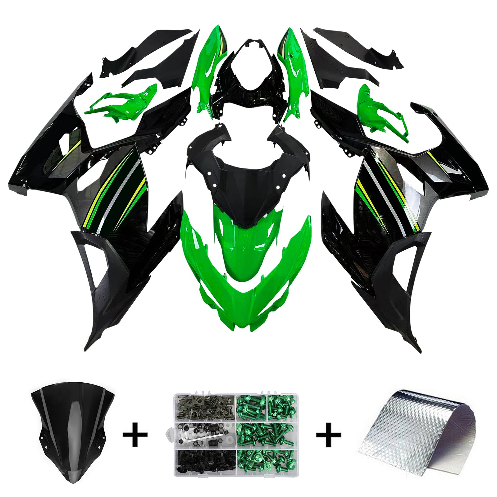 Kit de carenado Kawasaki EX400/Ninja400 2018-2024