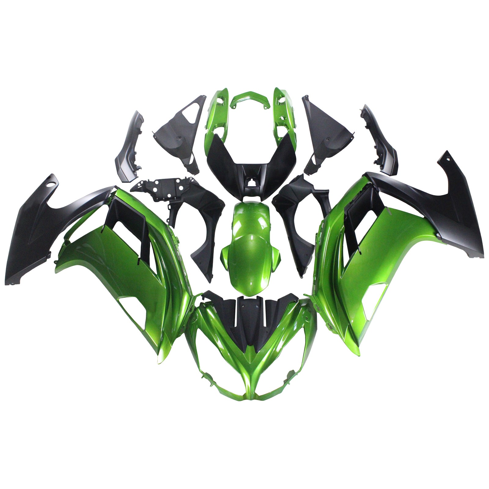 2012-2016 Kawasaki ER6F Ninja650 Amotopart Injectiekuipset Carrosserie Kunststof ABS #113