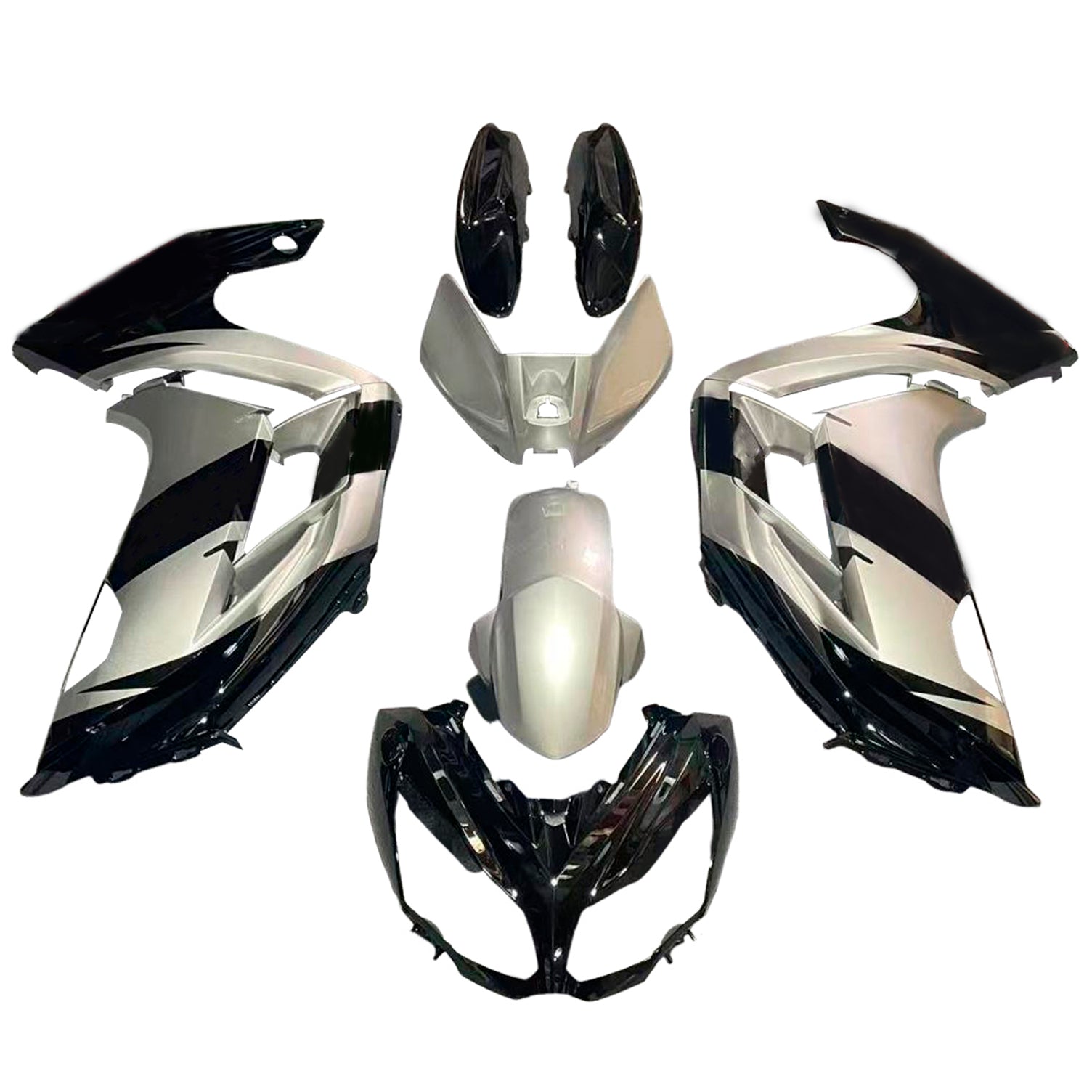 2012-2016 Kawasaki ER6F Ninja650 Amotopart Kit de carénage d'injection carrosserie plastique ABS #119