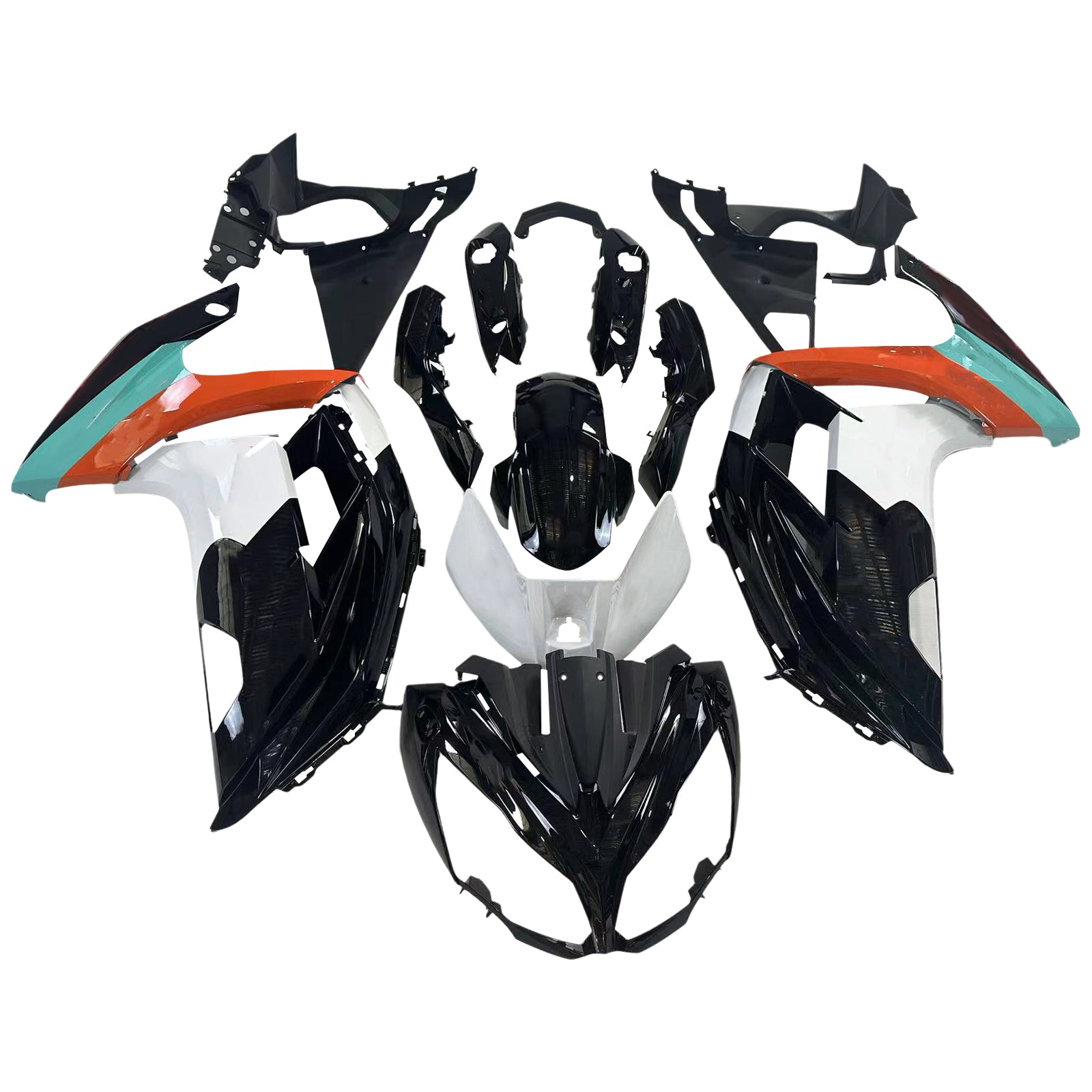 2012-2016 KAWASAKI ER6F Ninja650 Kit de carénage injection Amotopart Bodywork Plastic Abs # 123