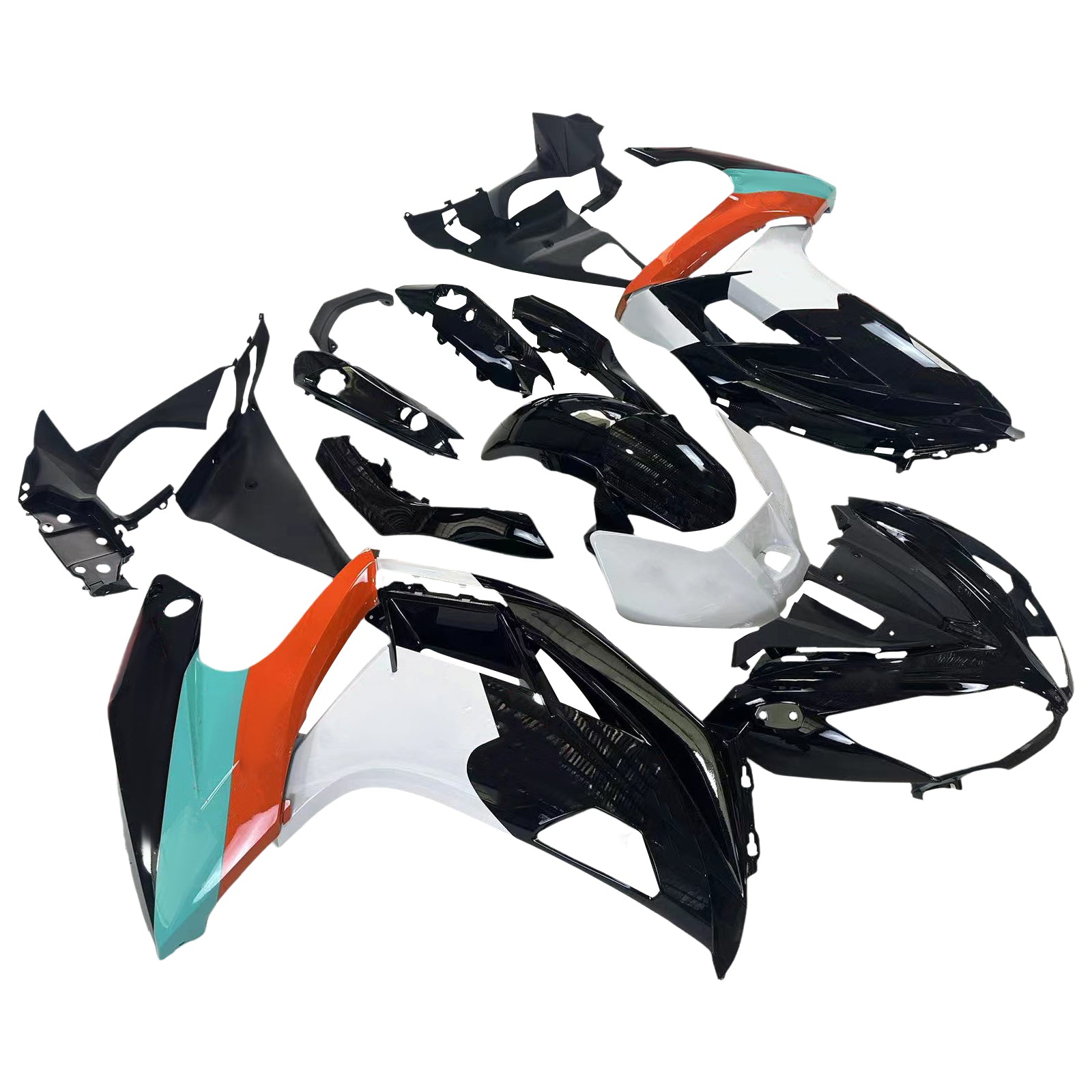 2012-2016 KAWASAKI ER6F Ninja650 Kit de carénage injection Amotopart Bodywork Plastic Abs # 123