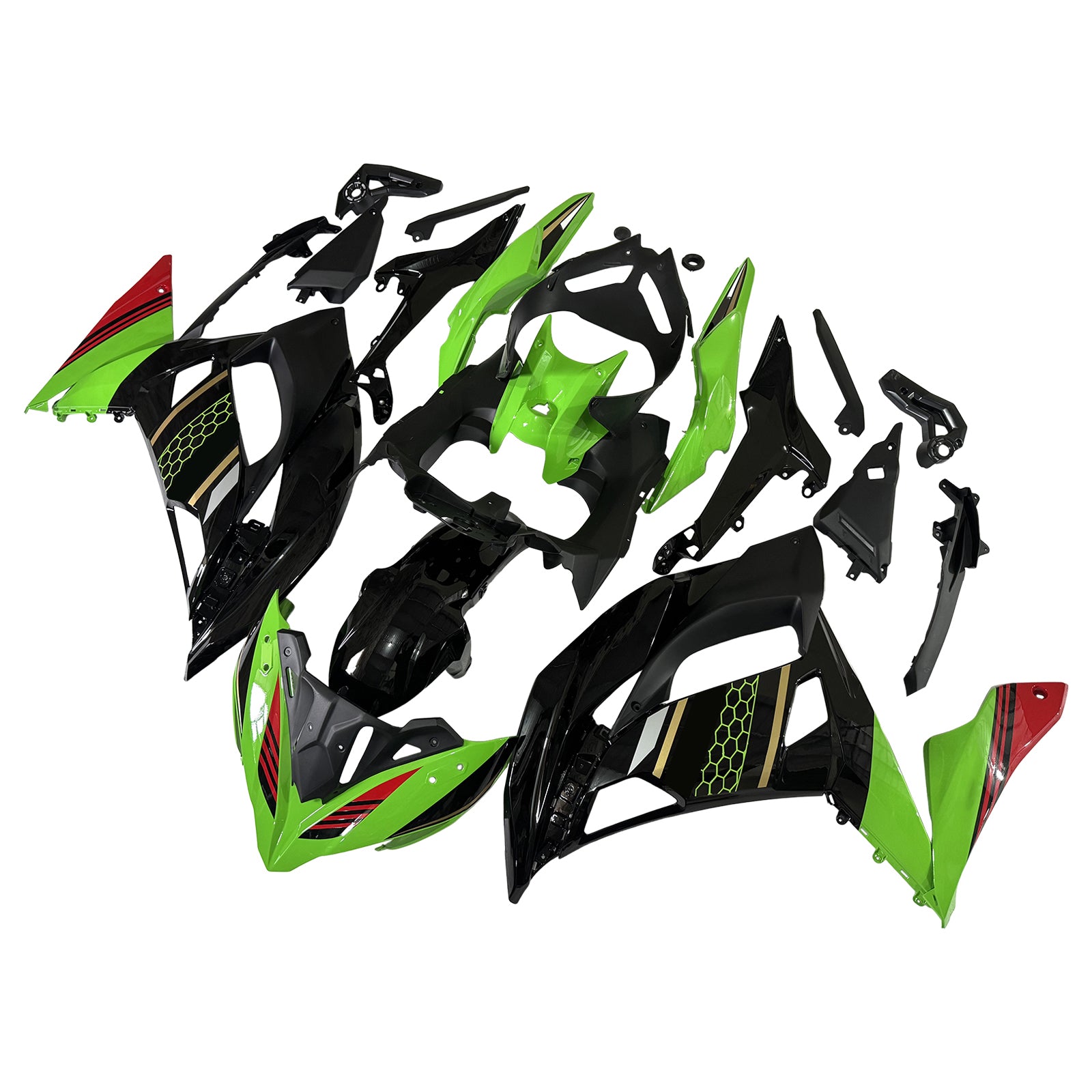 2017-2019 Kawasaki Ninja 650 ER-6F EX650 Fairing Kit Plastic 02# Generic