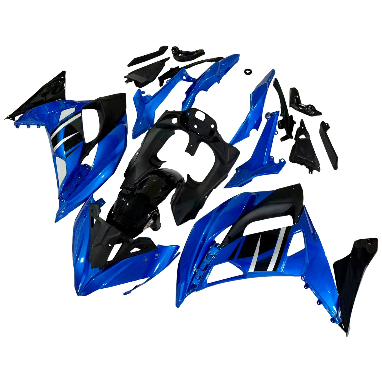 2017-2019 KAWASAKI ER6F/NINJA650R AMOTOPART INJEKTION FAIRING KUNDBOKT PLASTISK ABS #102