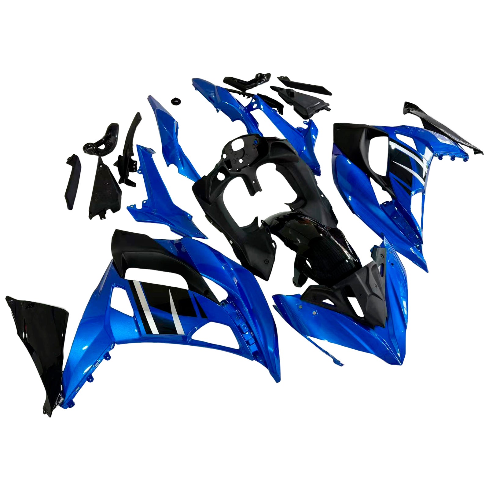 2017-2019 KAWASAKI ER6F/NINJA650R AMOTOPART INJEKTION FAIRING KUNDBOKT PLASTISK ABS #102