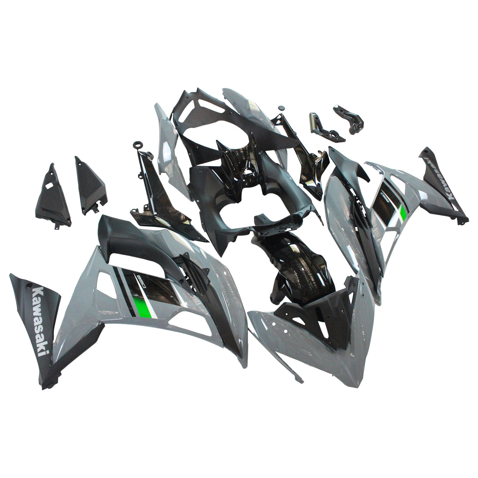 2017-2019 Kawasaki ER6F/Ninja650R Amotopart Injection Fairing Kit Bodywork Plastic ABS #105