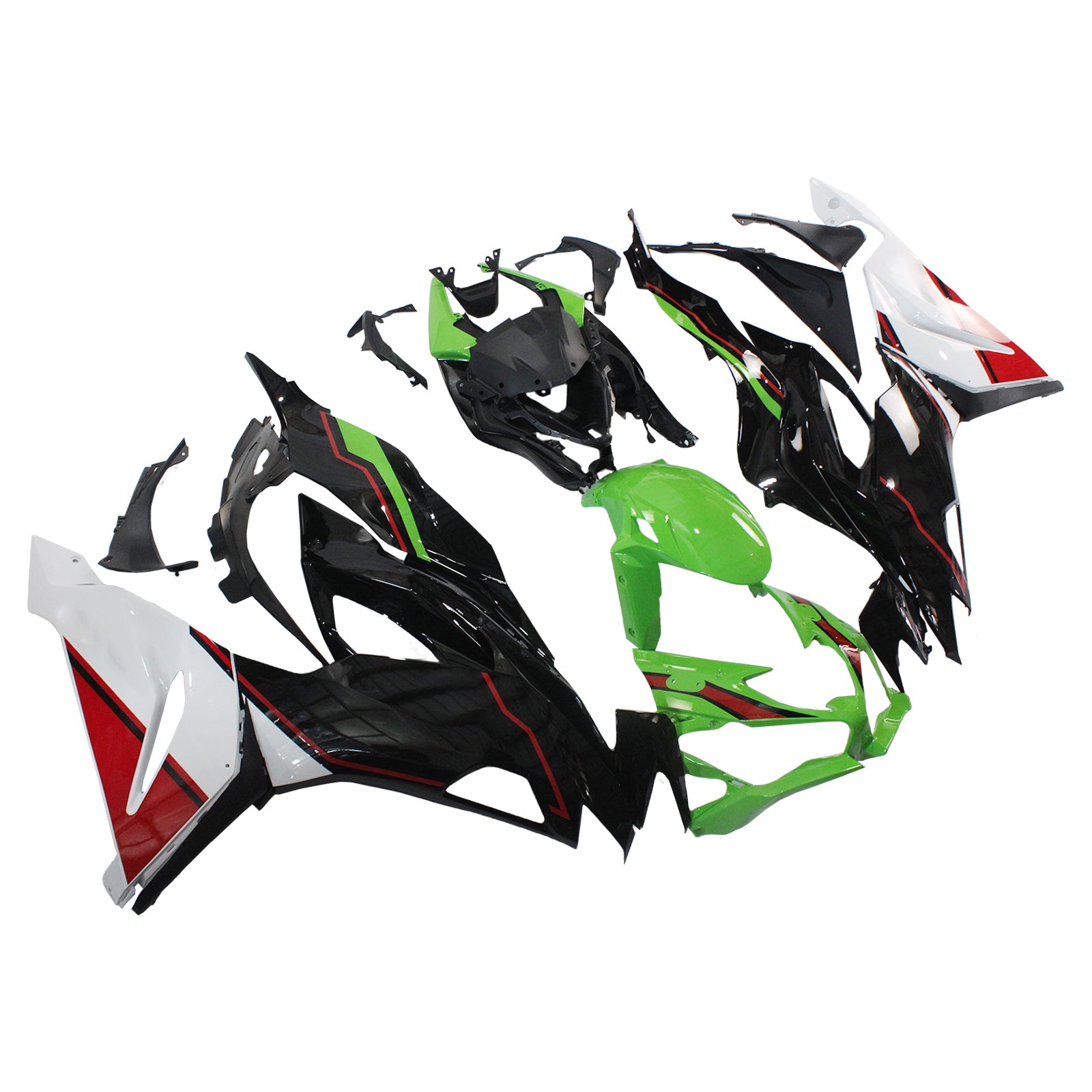 2019-2020 Kawasaki ZX6R Amotopart injectiekuipset carrosserie kunststof ABS #102