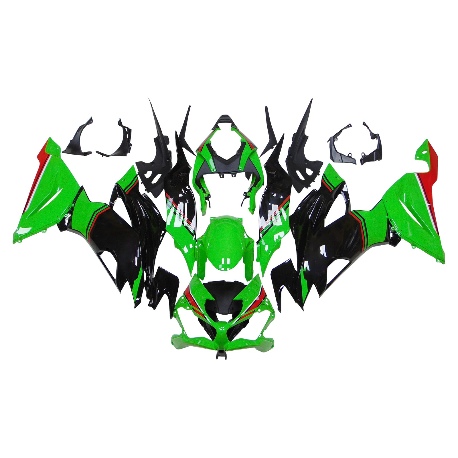 2019-2023 Kawasaki ZX6R Kit de carenagem de injeção abds de plástico