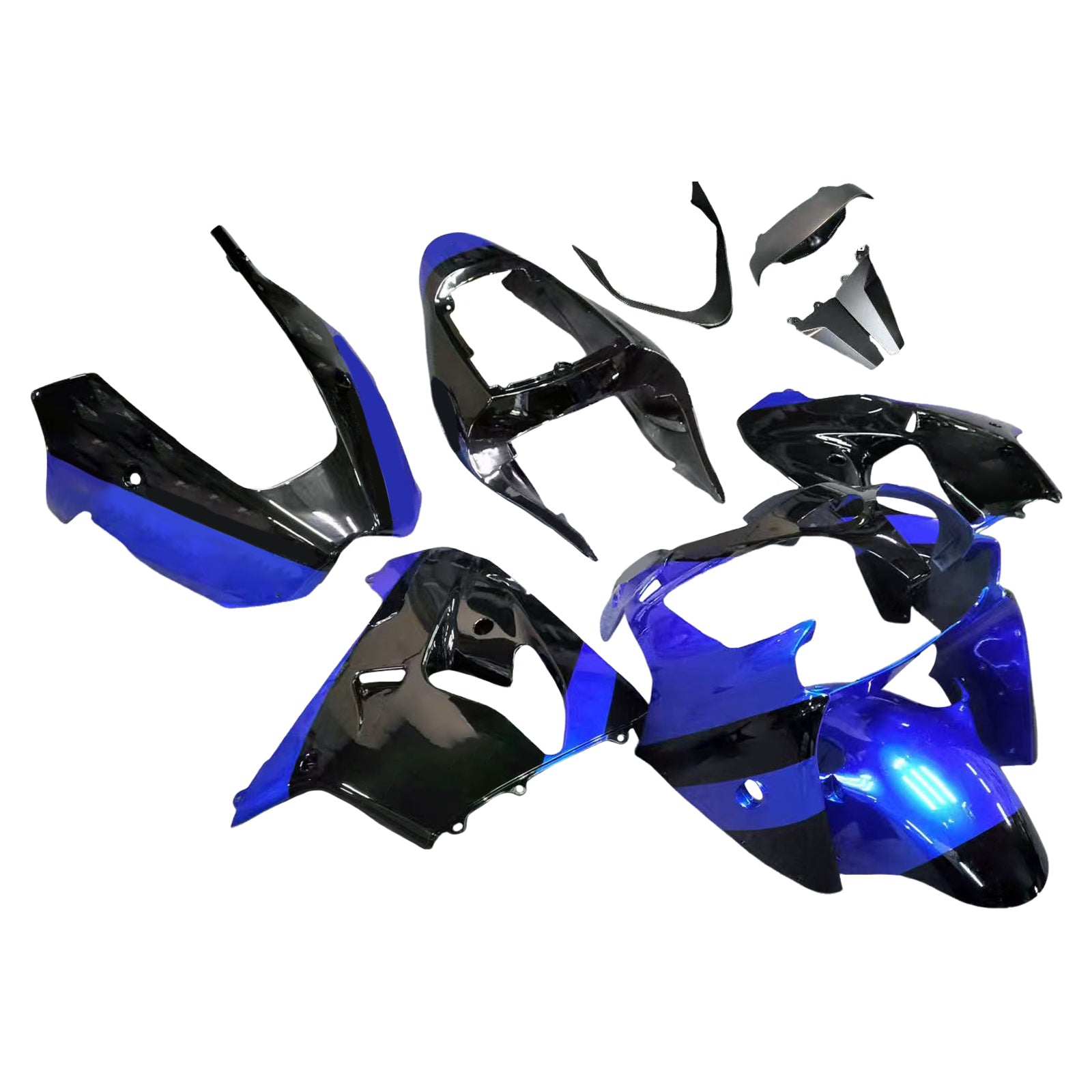 Kit de carénage d'injection Kawasaki ZX9R 2002-2003, carrosserie en plastique ABS #126