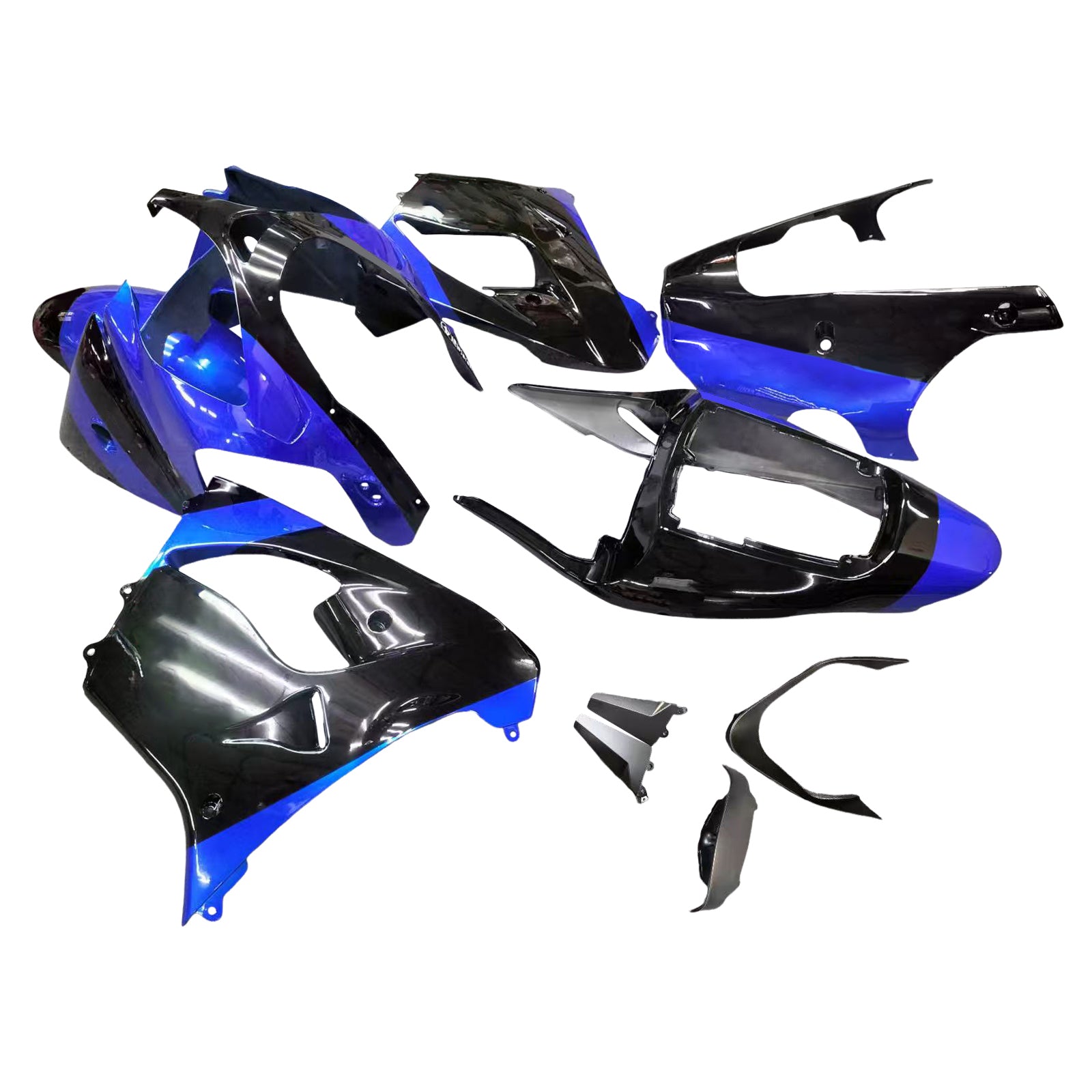 Kit de carénage d'injection Kawasaki ZX9R 2002-2003, carrosserie en plastique ABS #126