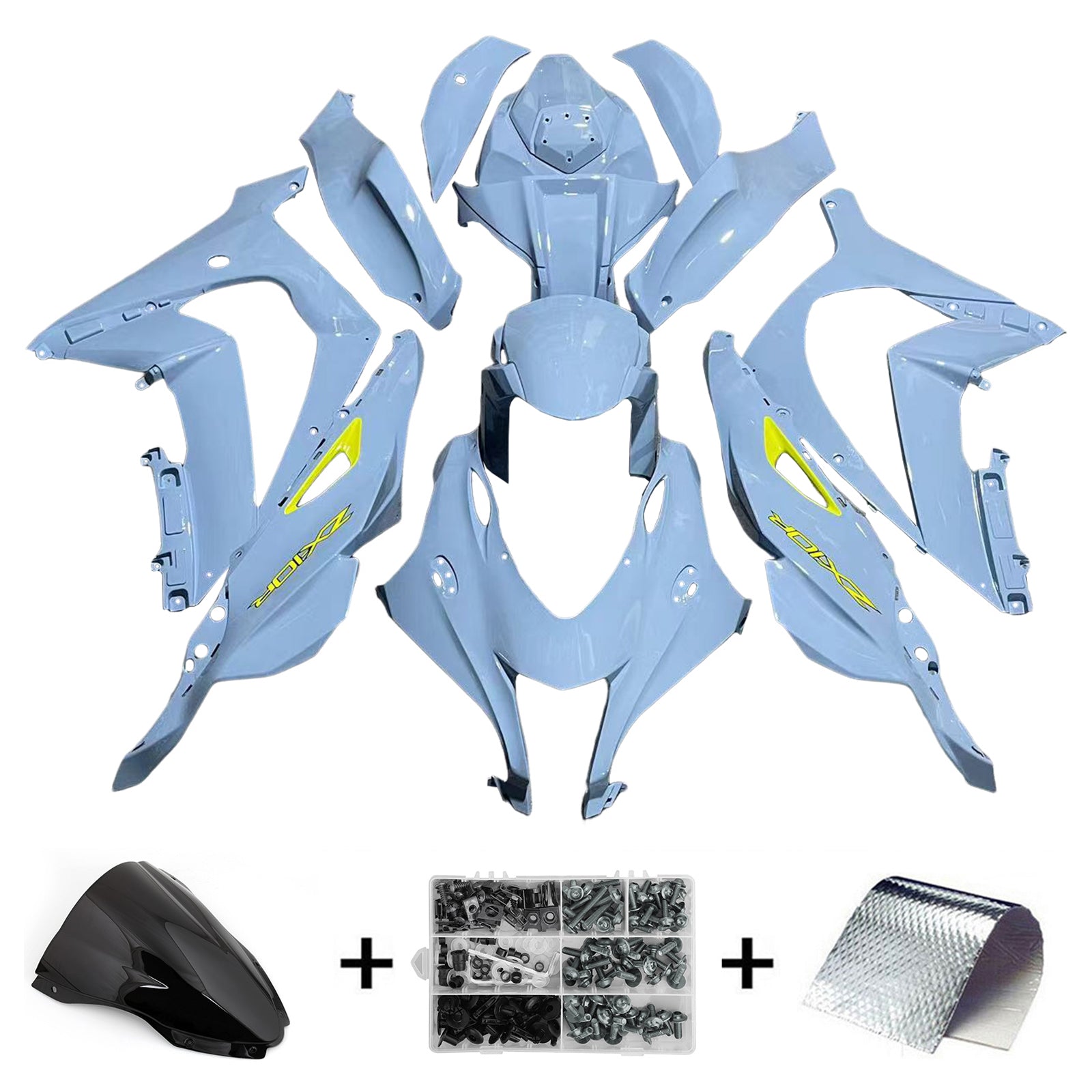 Kit de carénage d'injection Kawasaki ZX10R 2016-2020 carrosserie plastique ABS #142