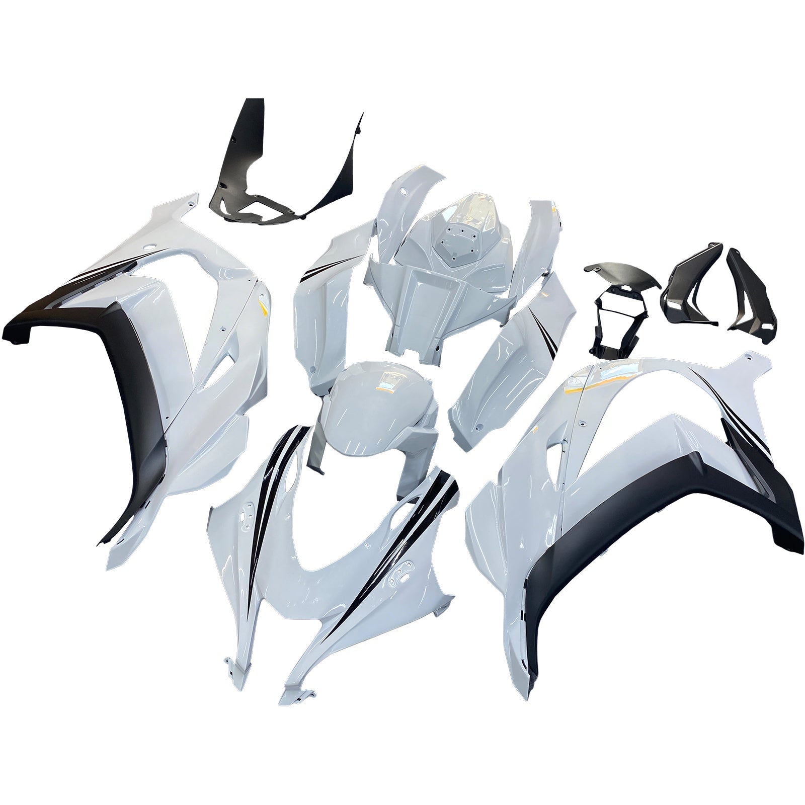 2016-2020 Kawasaki ZX10R Injeksjon Fairing Kit Bodywork Plastic ABS#149