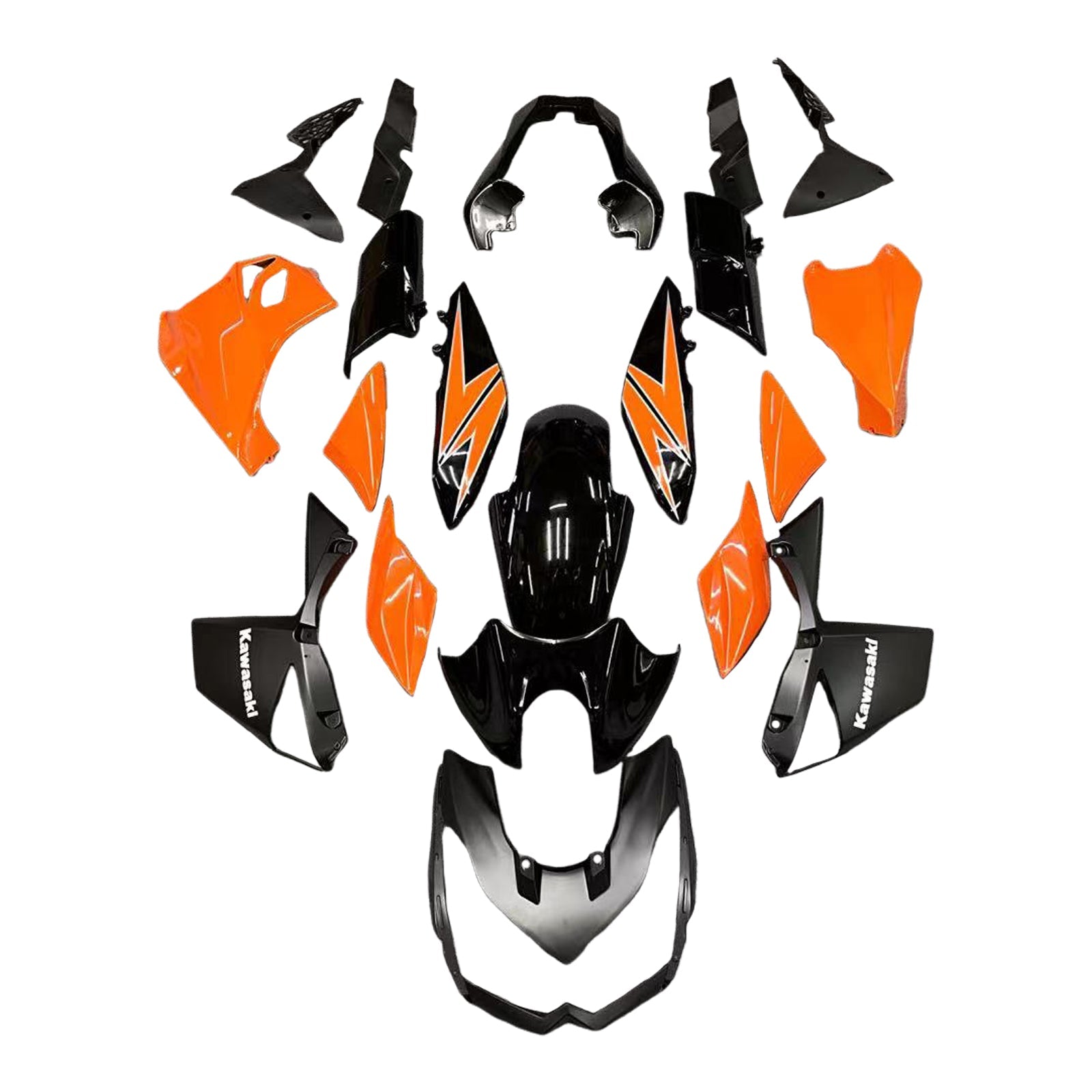 2010-2013 KAWASAKI Z1000 AMOTOPART INJECTION FAIRING Kit Bodywork Plastic Abs # 103