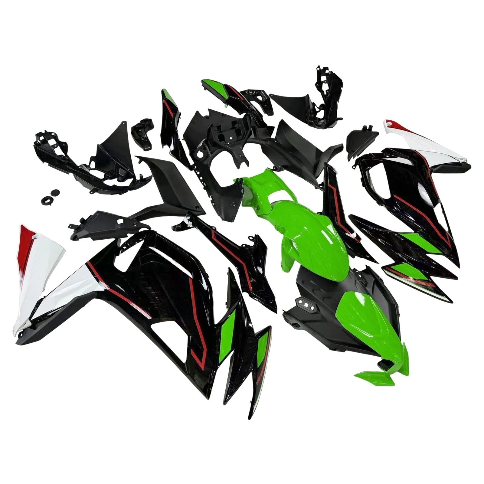 2020-2023 Kawasaki ER-6F Ninja650 Amotopart Kit de carenado de inyección Carrocería ABS # 101