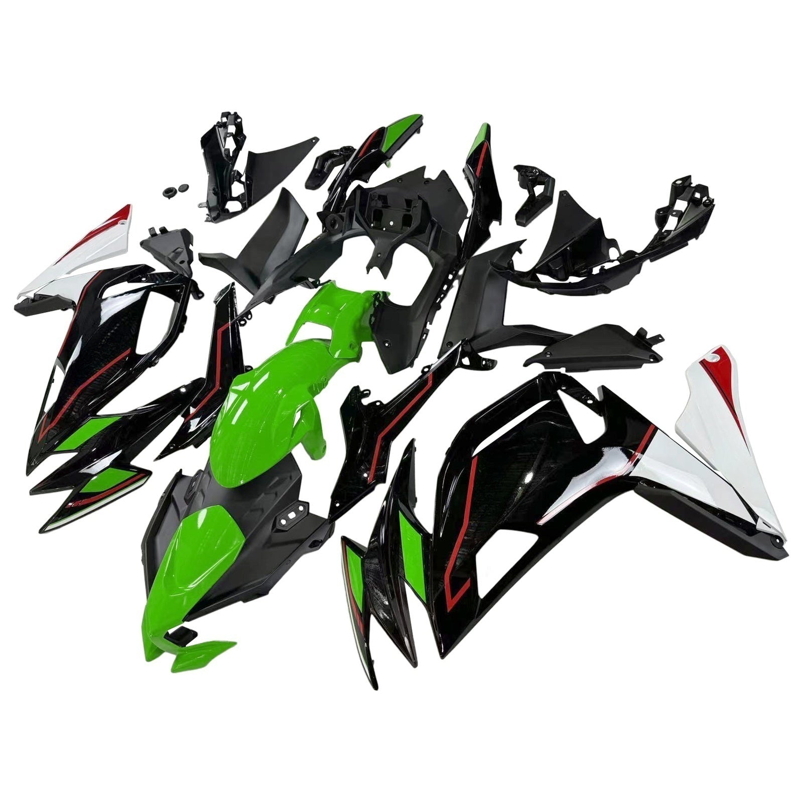 2020-2023 Kawasaki ER-6F Ninja650 Amotopart Kit de carenado de inyección Carrocería ABS # 101