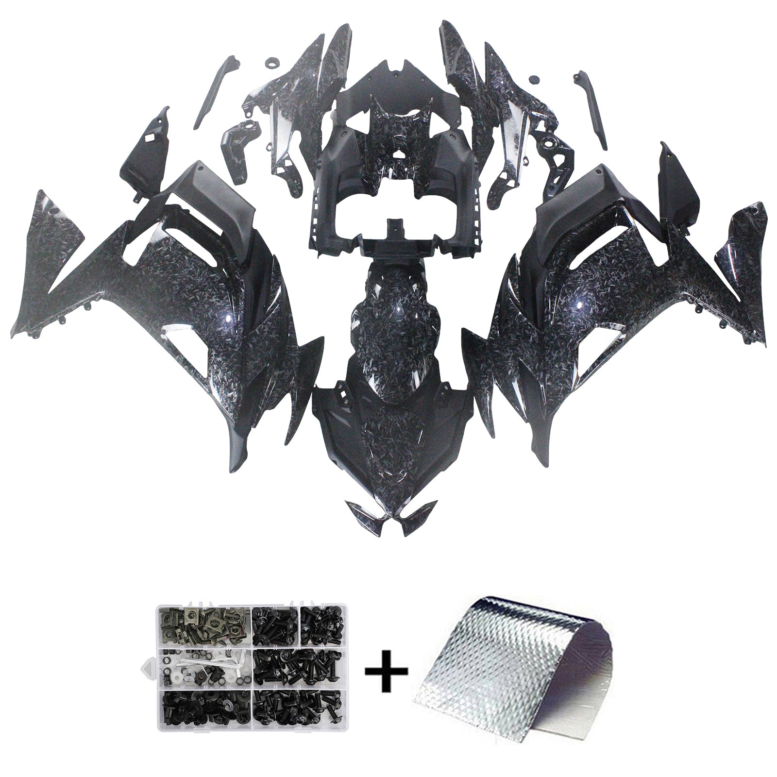 2020-2024 KAWASAKI ER-6F NINJA650 INJEKTION FAIRING KIT BOODYWORK ABS #101