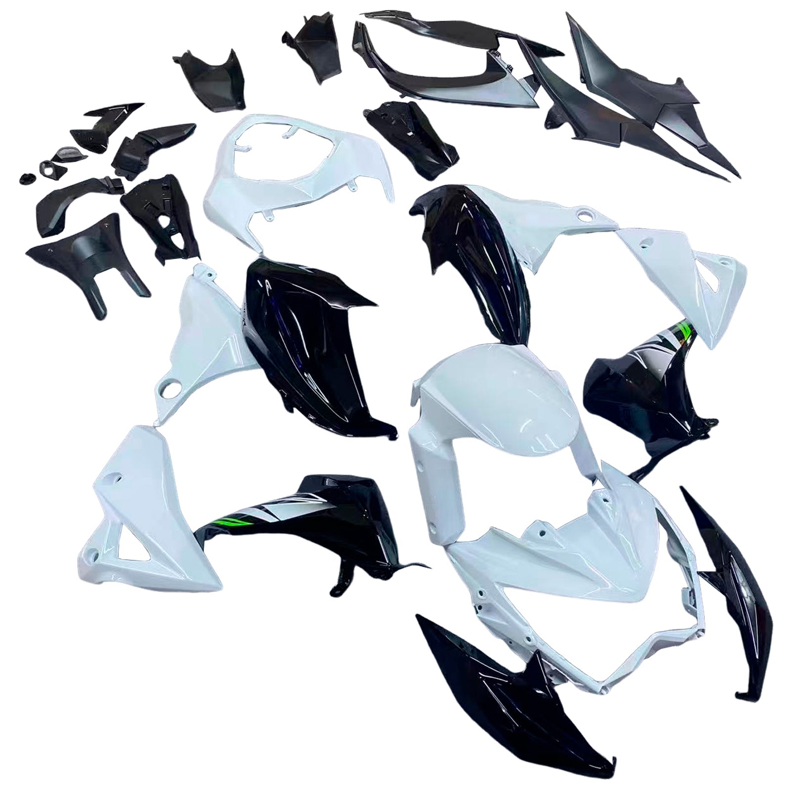 2013-2018 Kawasaki Z800 Amotopart Kit de carenado de inyección Carrocería Plástico ABS # 108