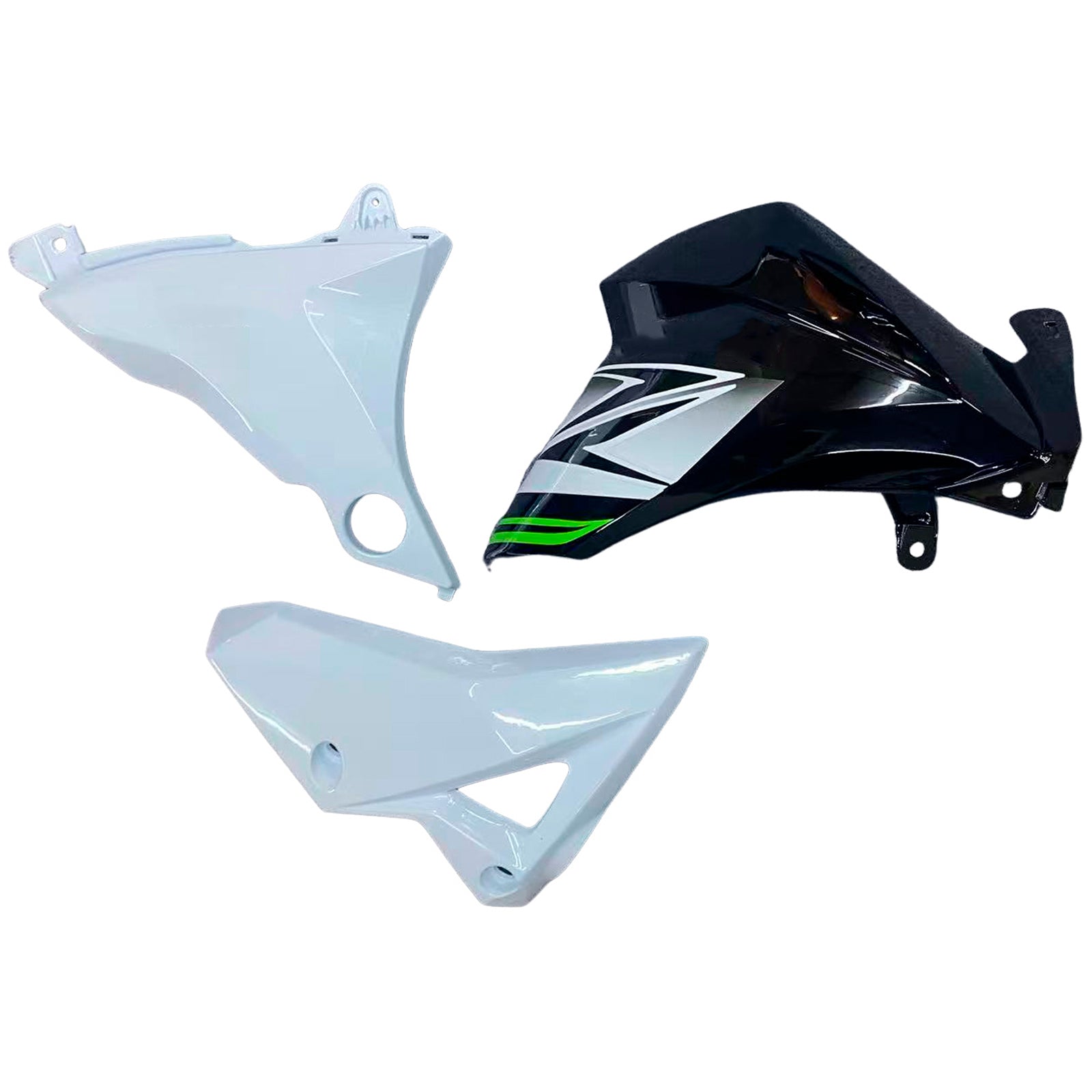 2013-2018 Kawasaki Z800 Amotopart Kit de carenado de inyección Carrocería Plástico ABS # 108