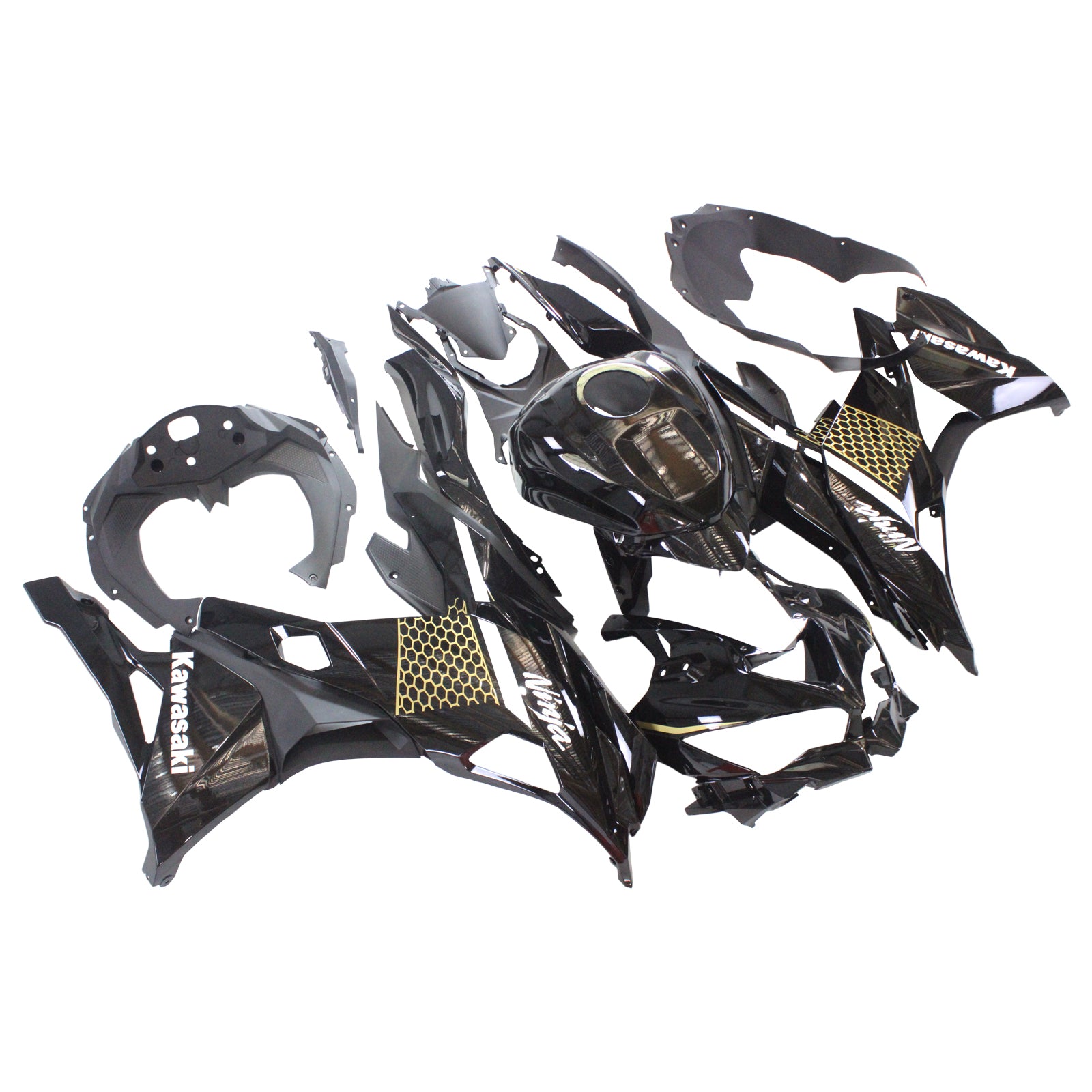 2019-2025 Kawasaki Ninja ZX-25R Amotopart injectiekuipset carrosserie ABS #104