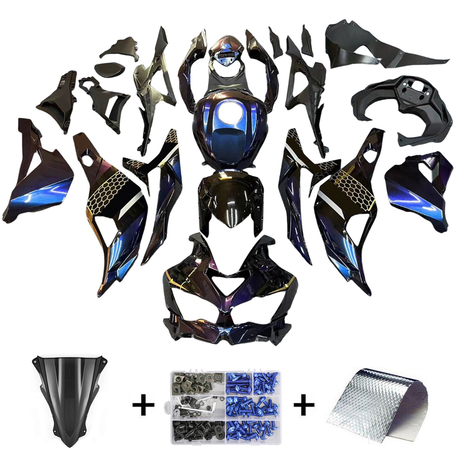 2020-2021 Kawasaki Ninja ZX-25R kuipset carrosserie ABS