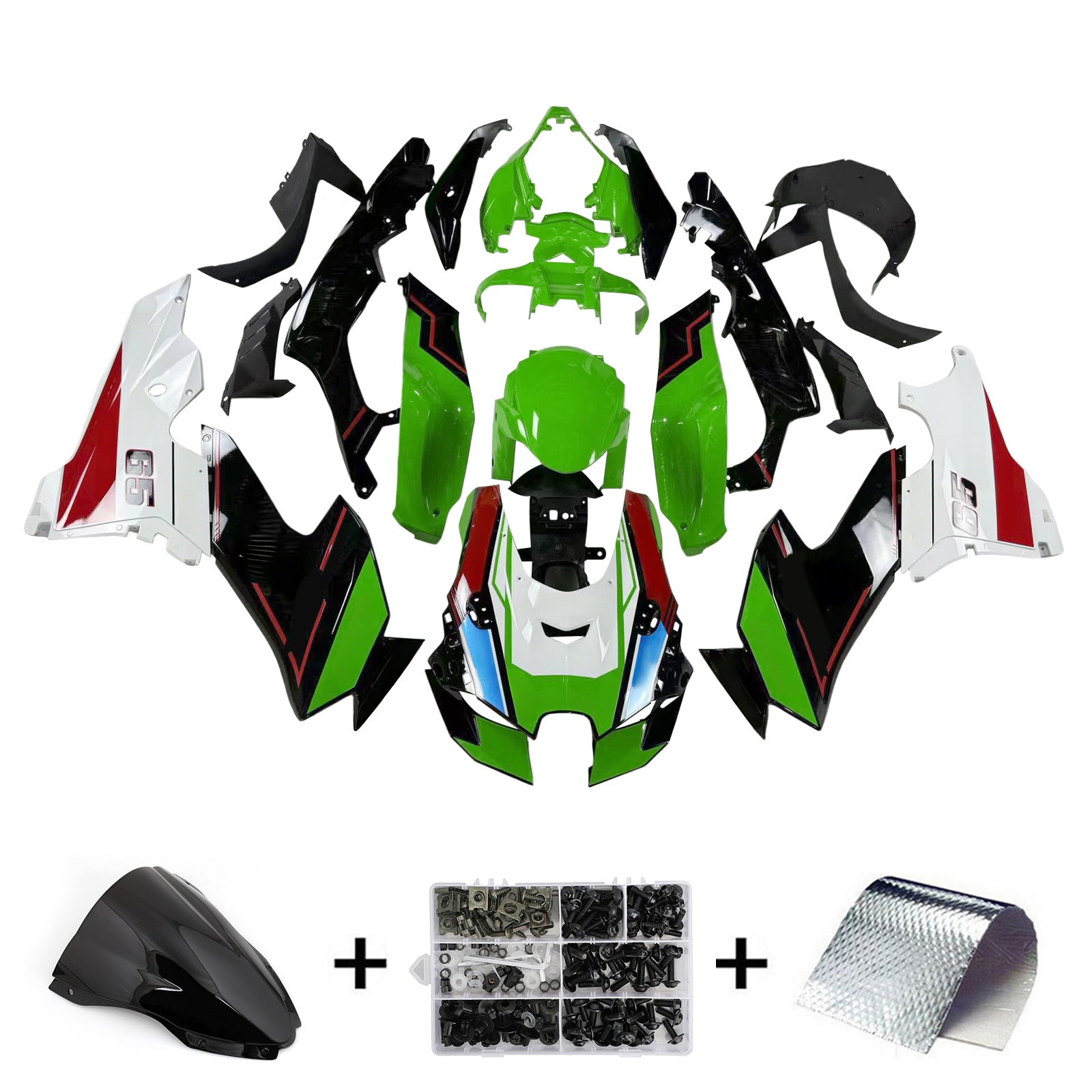 2021-2024 Kawasaki ZX-10R ZX10R AmotoPart Injekcia Kit na kapote Kozy