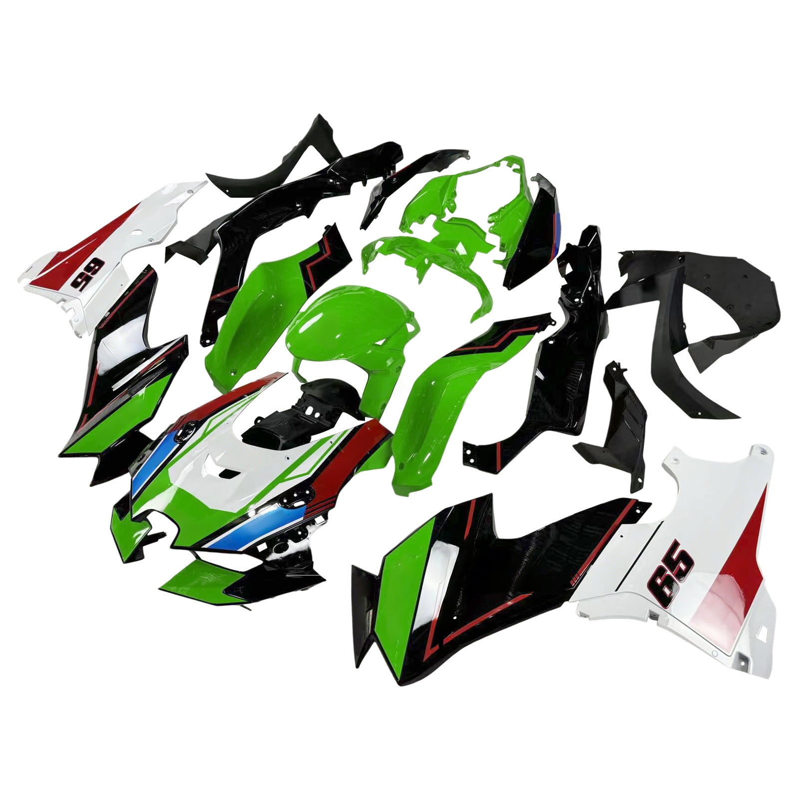 2021-2024 Kawasaki ZX-10R ZX10R AmotoPart Injekcia Kit na kapote Kozy