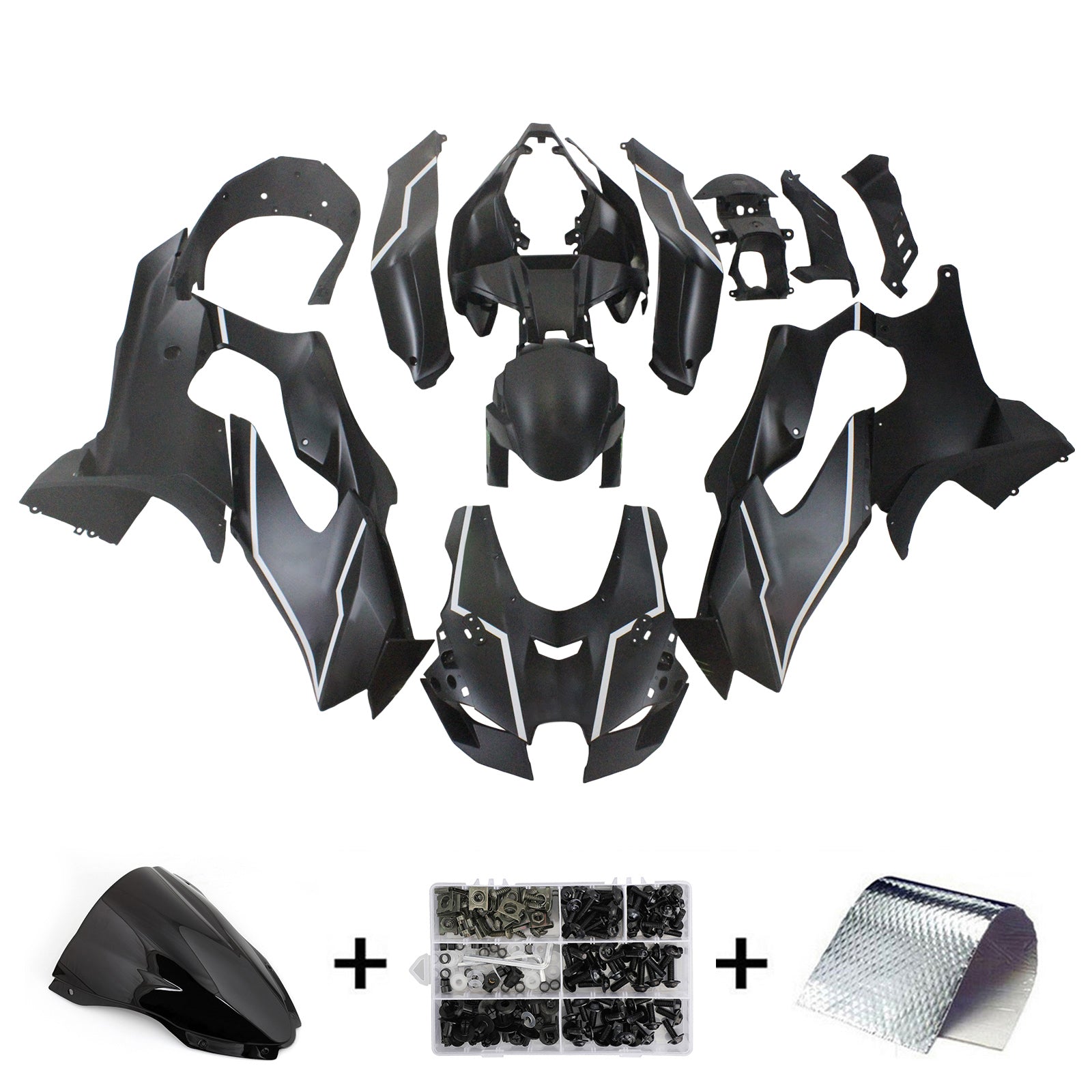2021-2024 Kawasaki ZX-10R ZX10R AmotoPart Injekcia Kit na kapote Kozy