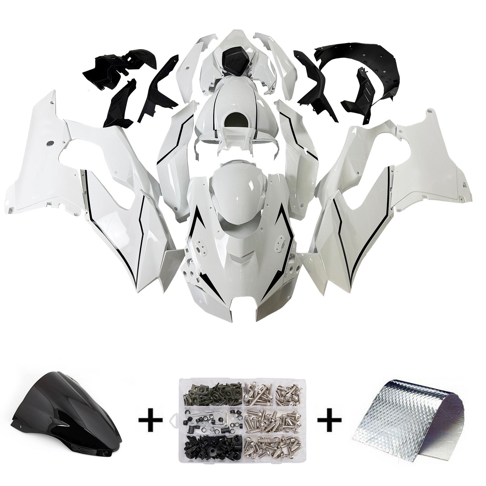 2021-2024 Kawasaki ZX-10R ZX-10RR Kit de carenado de inyección Carrocería ABS