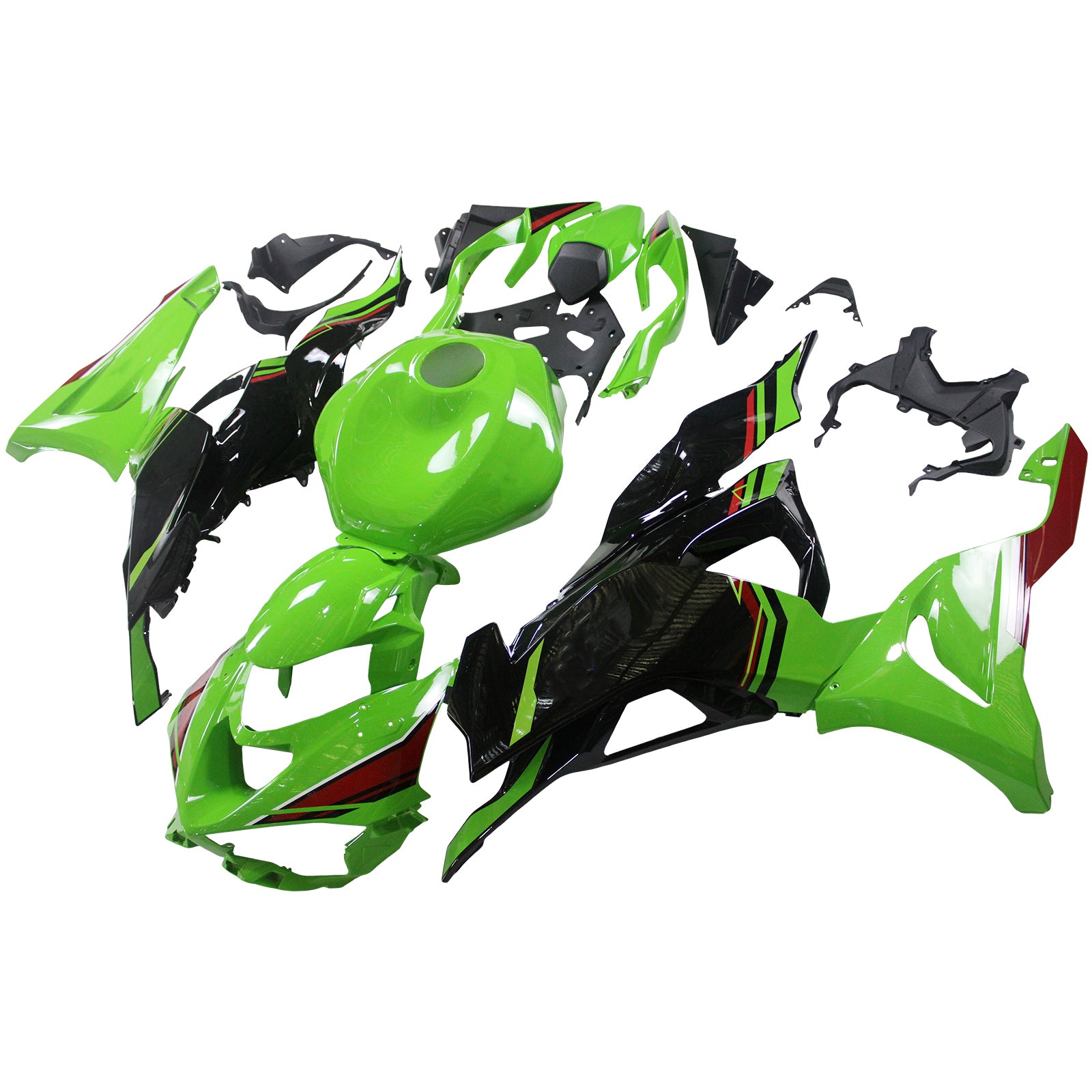 2024-2025 KAWASAKI ZX-6R ZX6R KIT DE FAFORMAÇÃO DE INFEÇÃO ABS PLÁSTICA