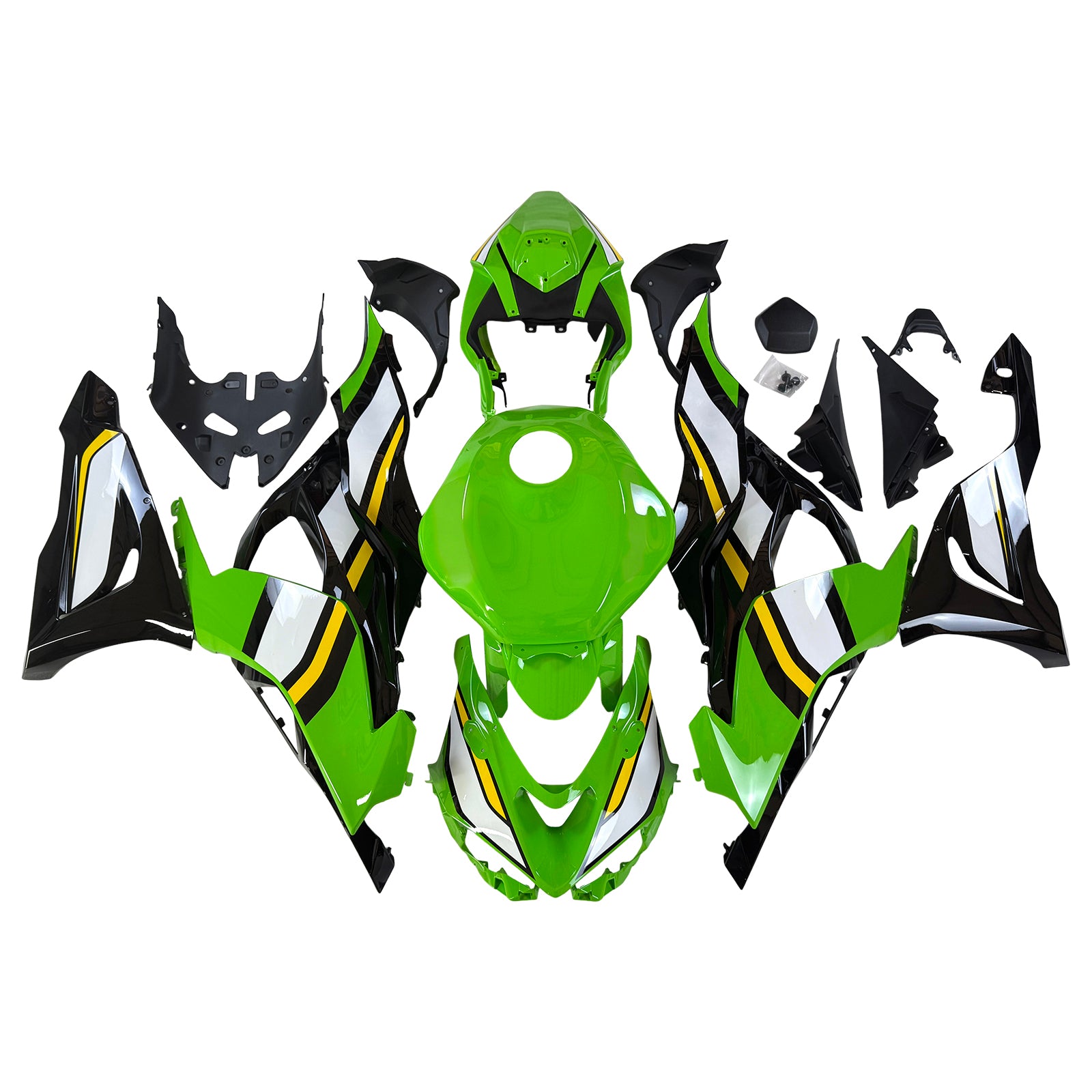 2024-2025 KAWASAKI ZX-6R ZX6R KIT DE FAFORMAÇÃO DE INFEÇÃO ABS PLÁSTICA