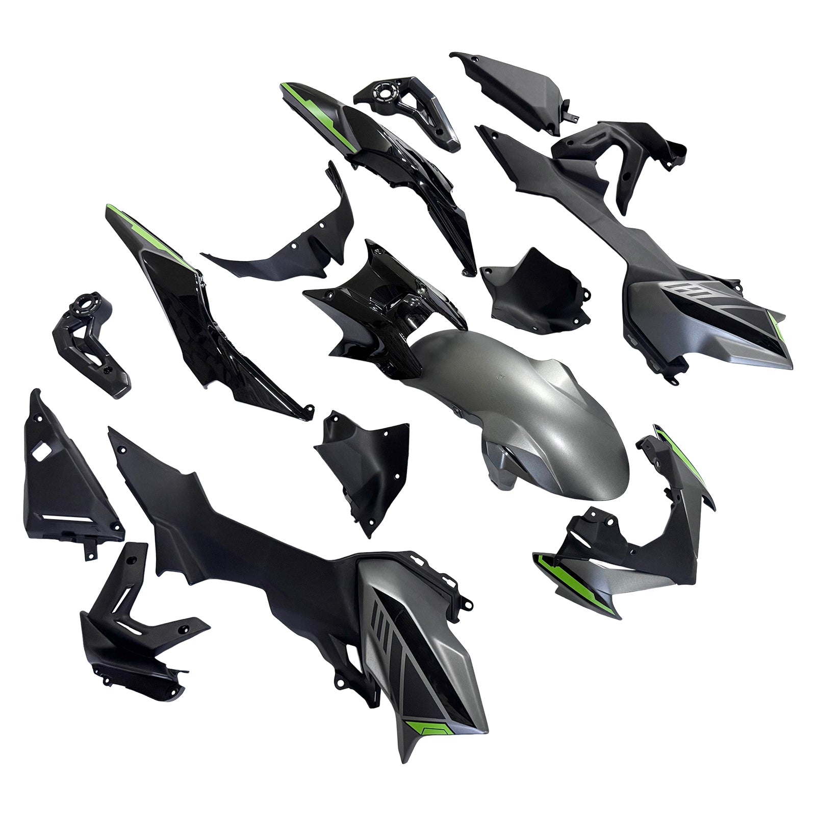2020-2023 Kawasaki Z650 vstrekovanie kapotáže Kadywork Plastic Abs